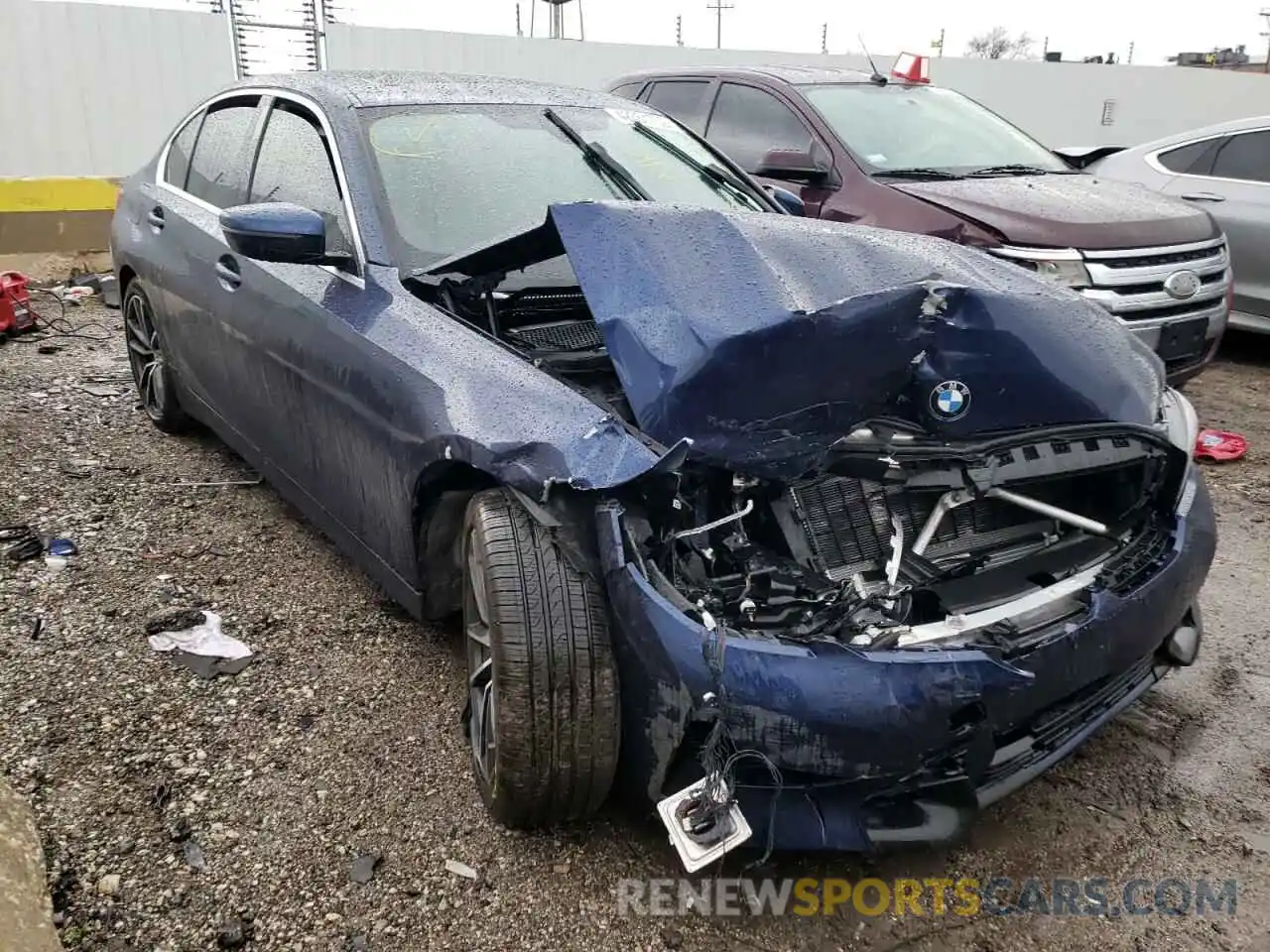 1 Photograph of a damaged car 3MW5R7J07L8B21473 BMW 3 SERIES 2020