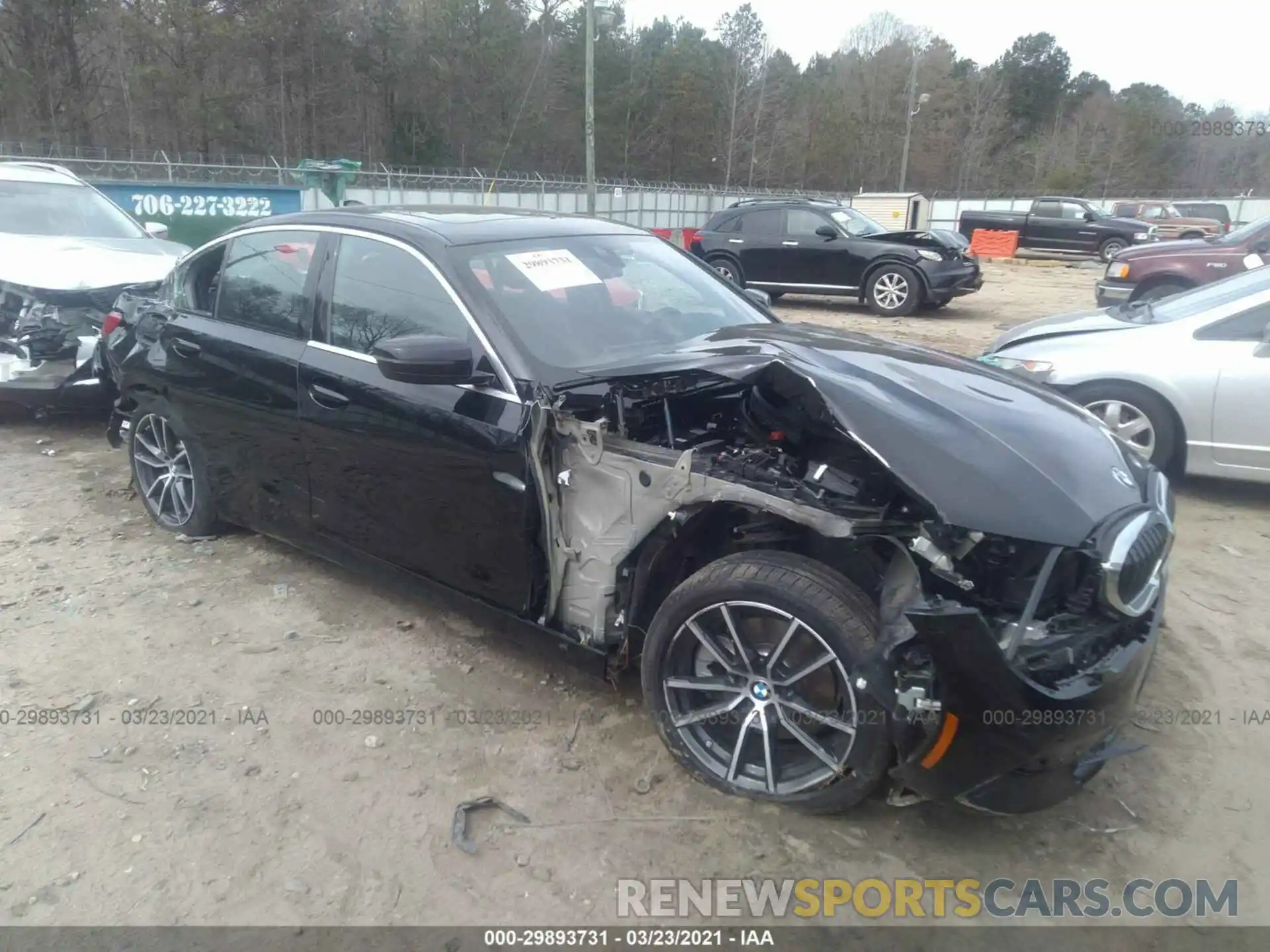 1 Photograph of a damaged car 3MW5R7J07L8B24650 BMW 3 SERIES 2020