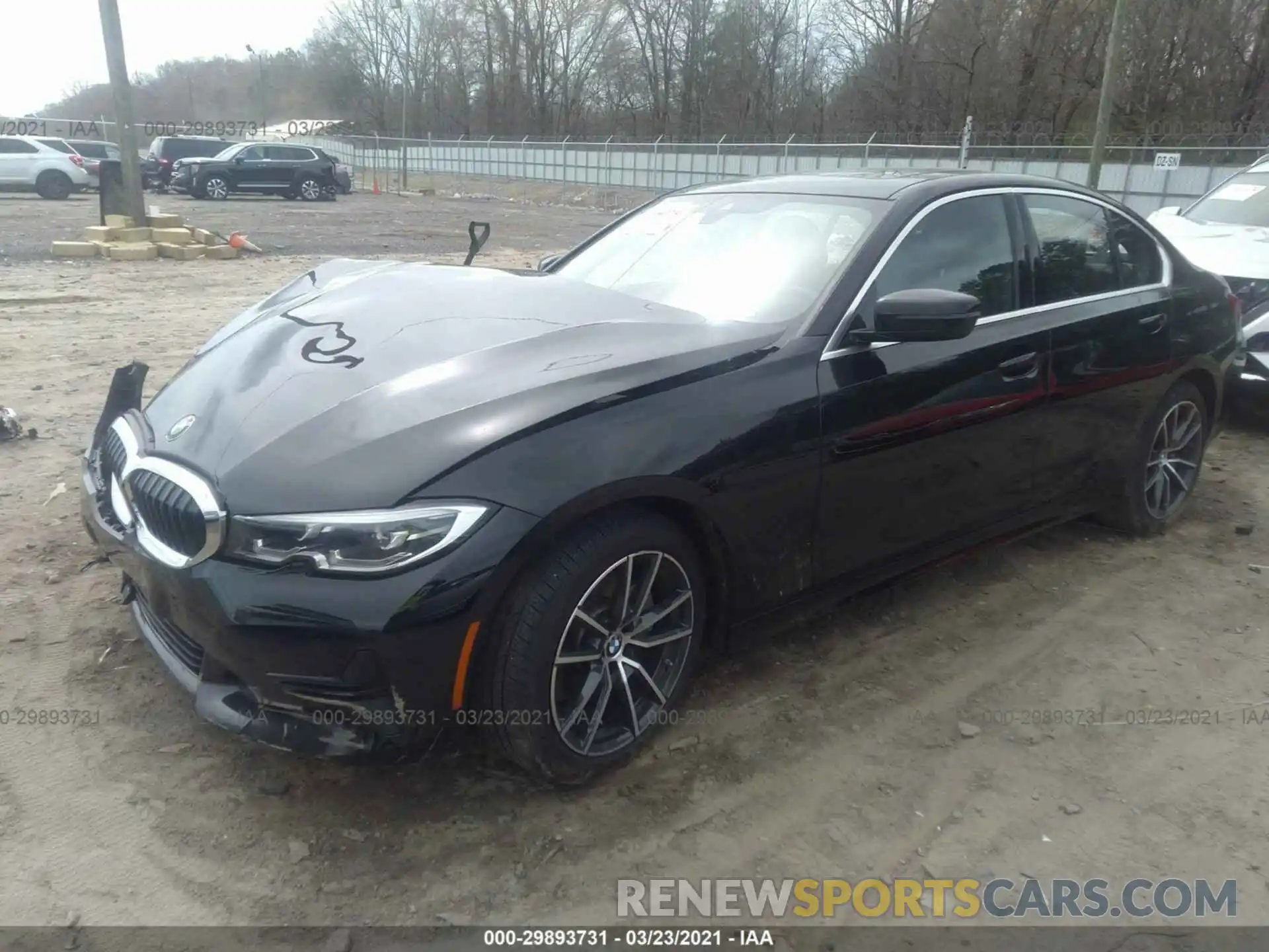 2 Photograph of a damaged car 3MW5R7J07L8B24650 BMW 3 SERIES 2020