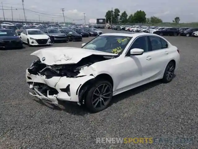 2 Photograph of a damaged car 3MW5R7J07L8B24955 BMW 3 SERIES 2020