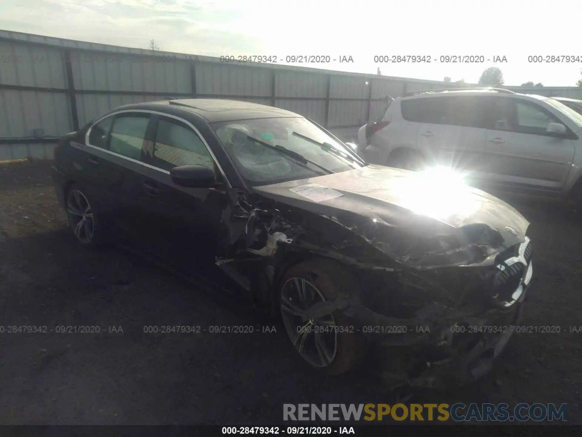1 Photograph of a damaged car 3MW5R7J07L8B28617 BMW 3 SERIES 2020