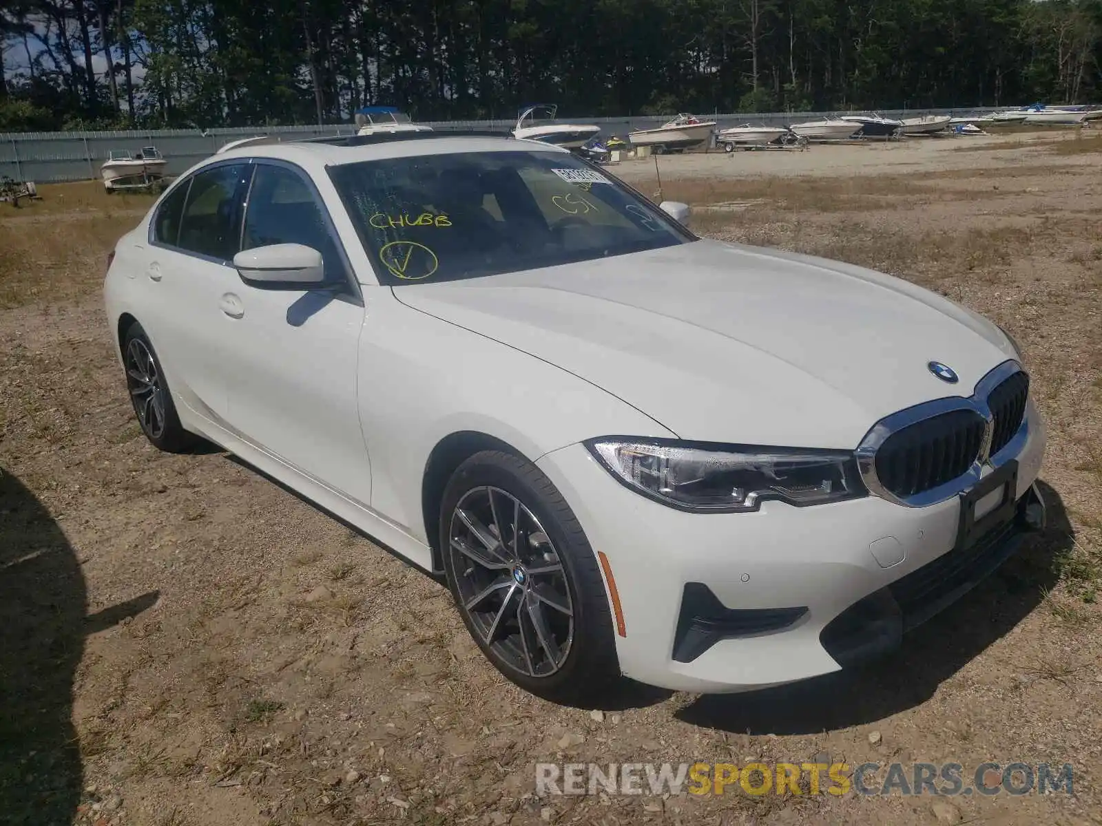 1 Photograph of a damaged car 3MW5R7J07L8B32070 BMW 3 SERIES 2020