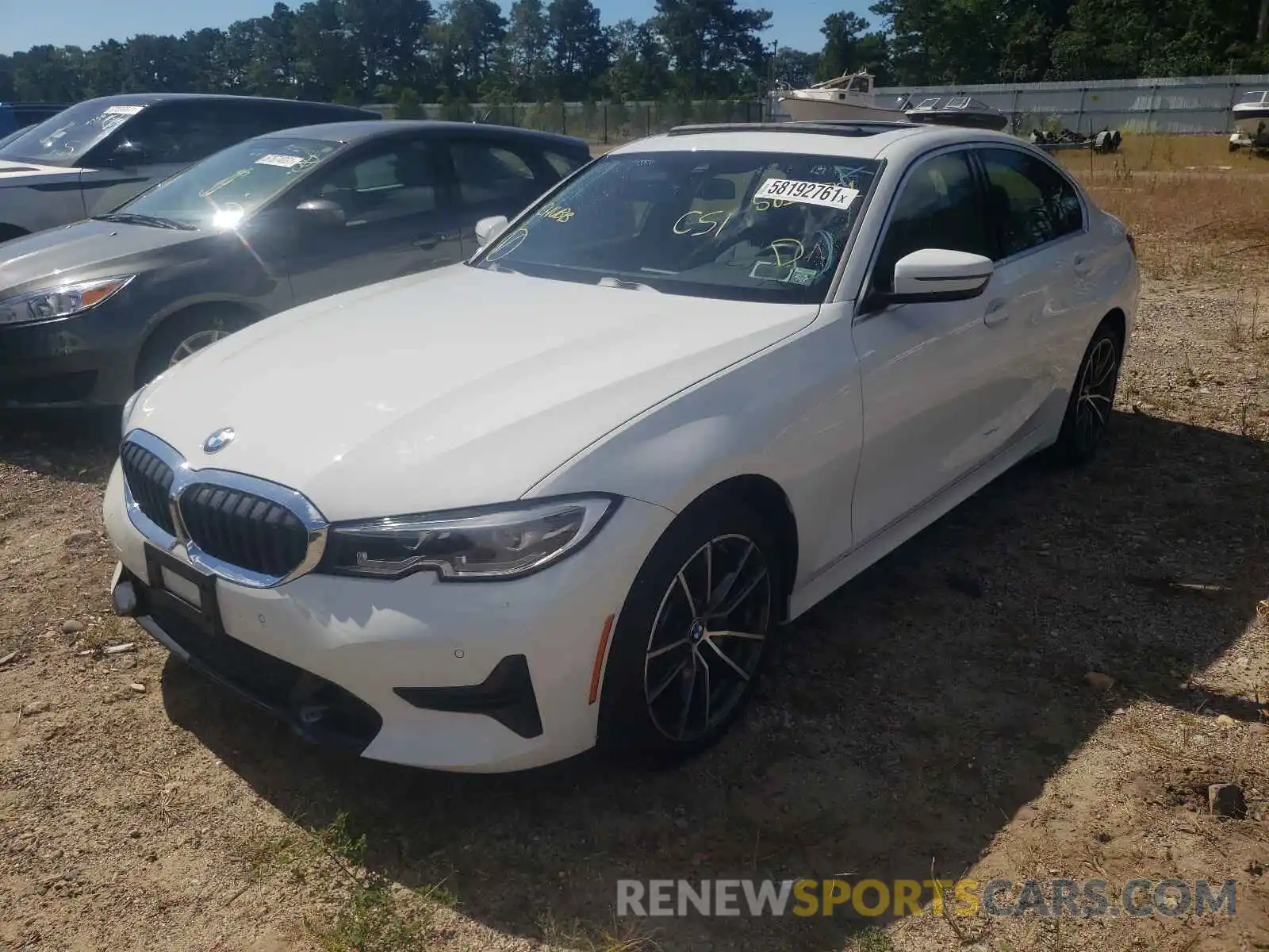 2 Photograph of a damaged car 3MW5R7J07L8B32070 BMW 3 SERIES 2020