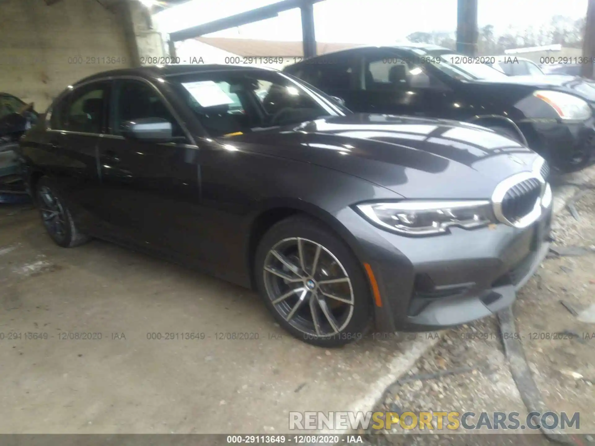 1 Photograph of a damaged car 3MW5R7J07L8B33848 BMW 3 SERIES 2020