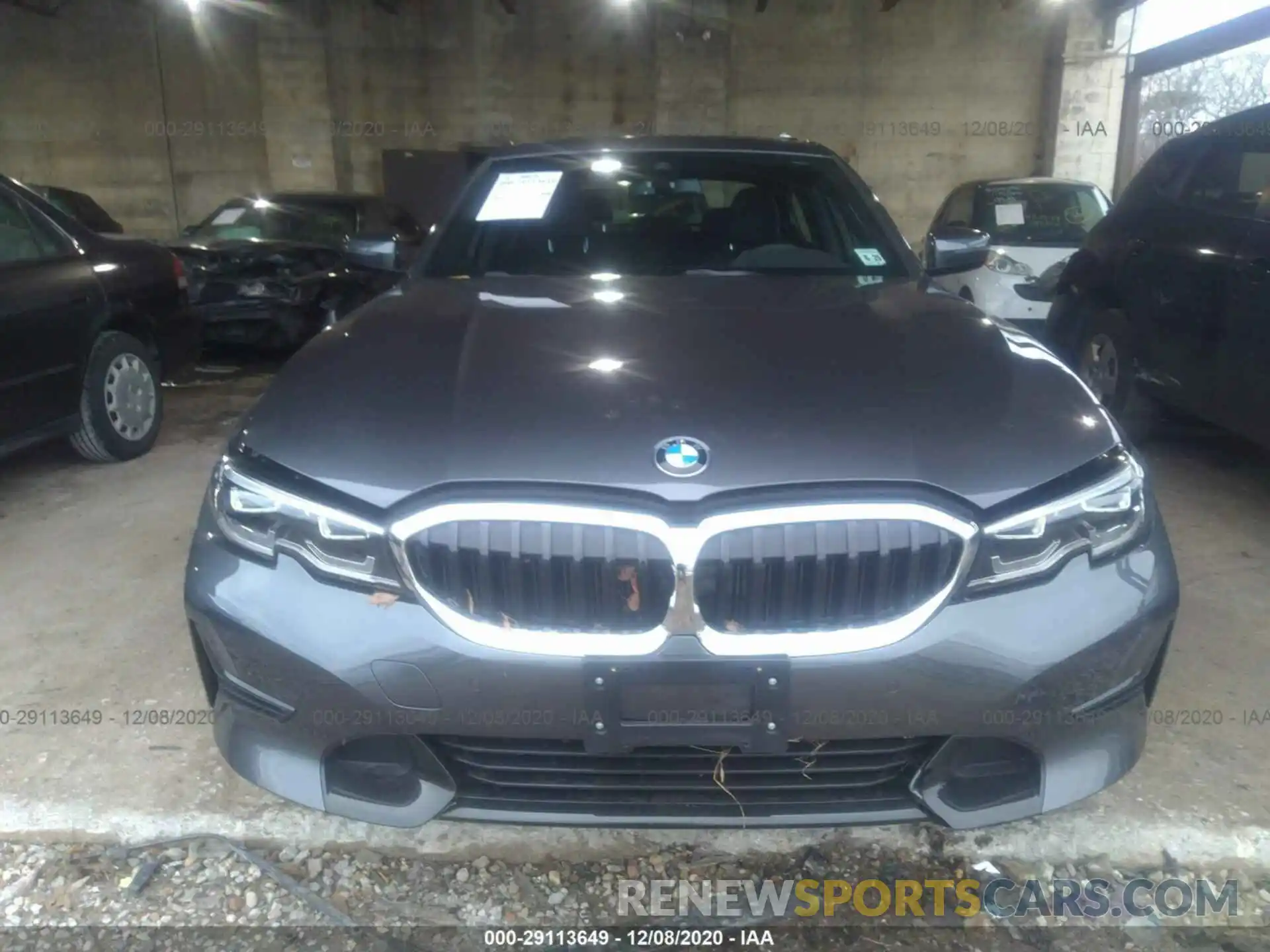 6 Фотография поврежденного автомобиля 3MW5R7J07L8B33848 BMW 3 SERIES 2020