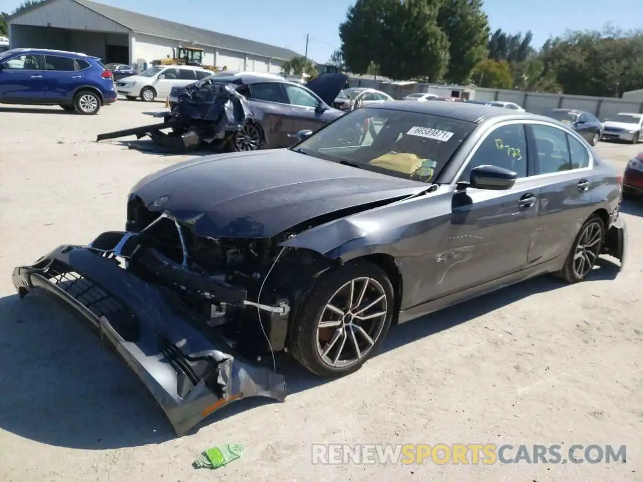 2 Photograph of a damaged car 3MW5R7J07L8B37673 BMW 3 SERIES 2020