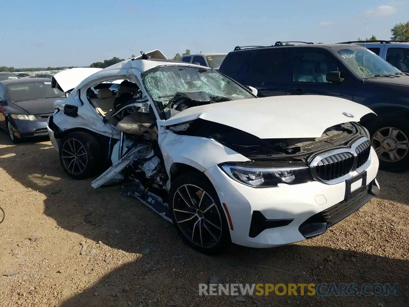 1 Фотография поврежденного автомобиля 3MW5R7J07L8B38208 BMW 3 SERIES 2020