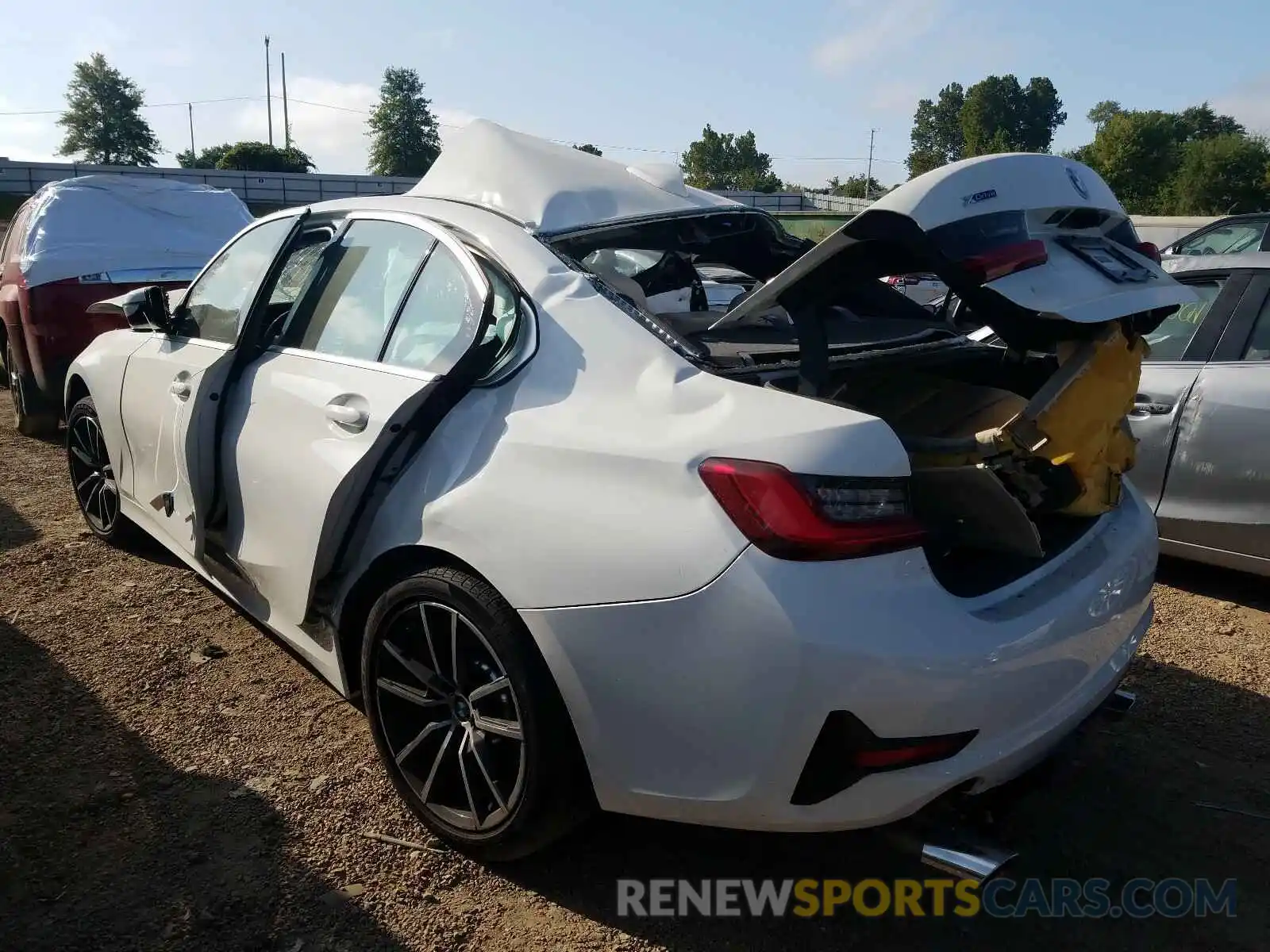 3 Фотография поврежденного автомобиля 3MW5R7J07L8B38208 BMW 3 SERIES 2020