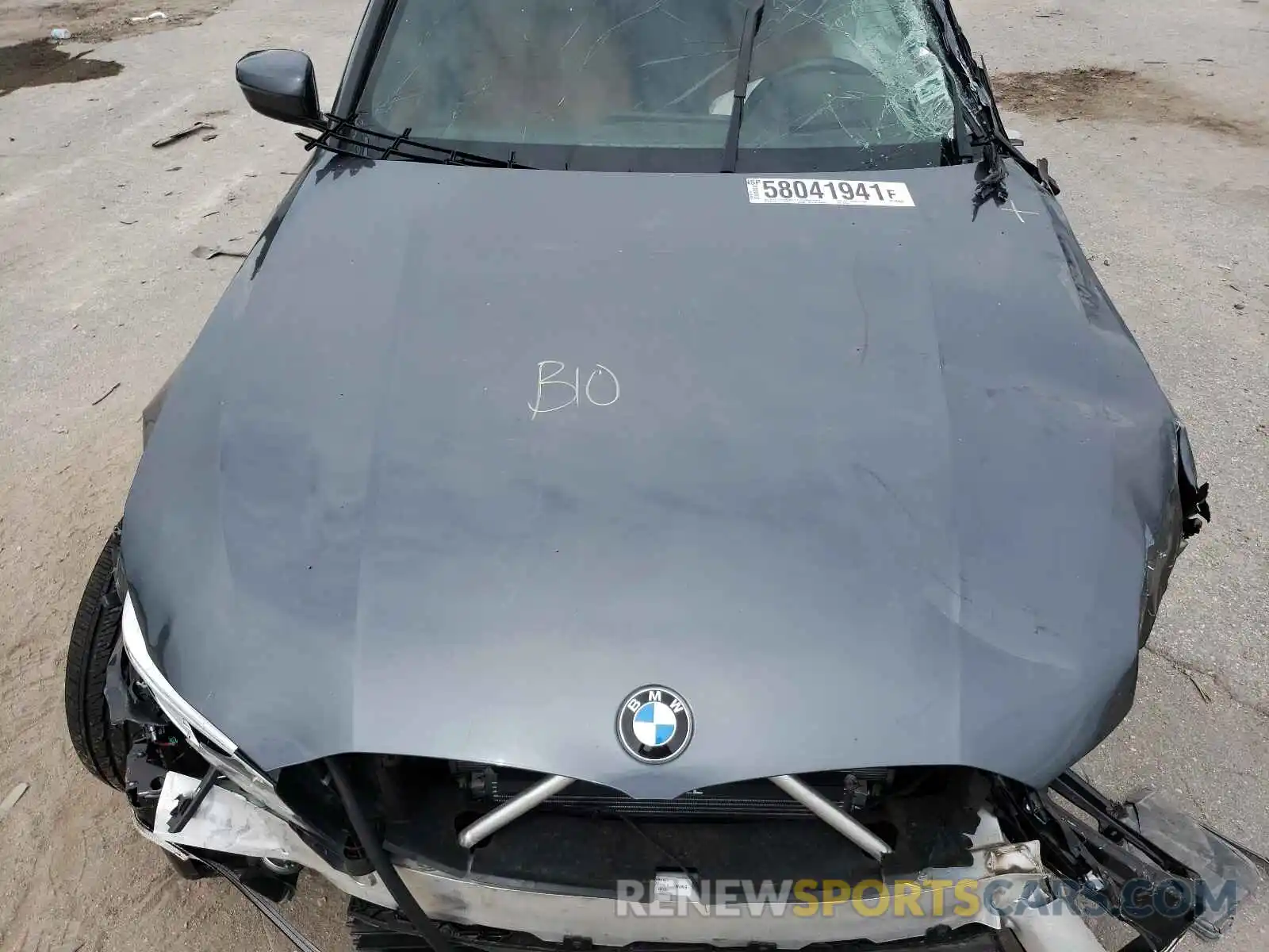 7 Фотография поврежденного автомобиля 3MW5R7J07L8B41402 BMW 3 SERIES 2020