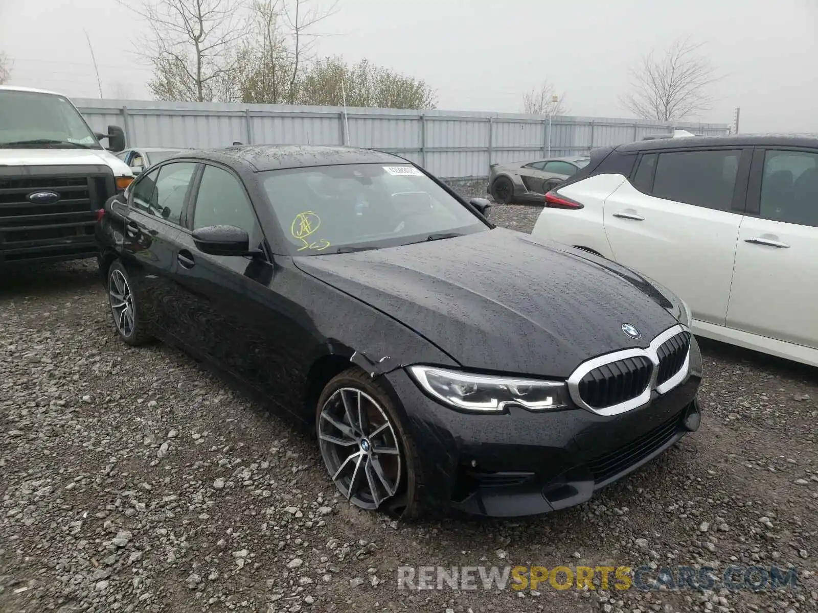 1 Фотография поврежденного автомобиля 3MW5R7J07L8B44185 BMW 3 SERIES 2020