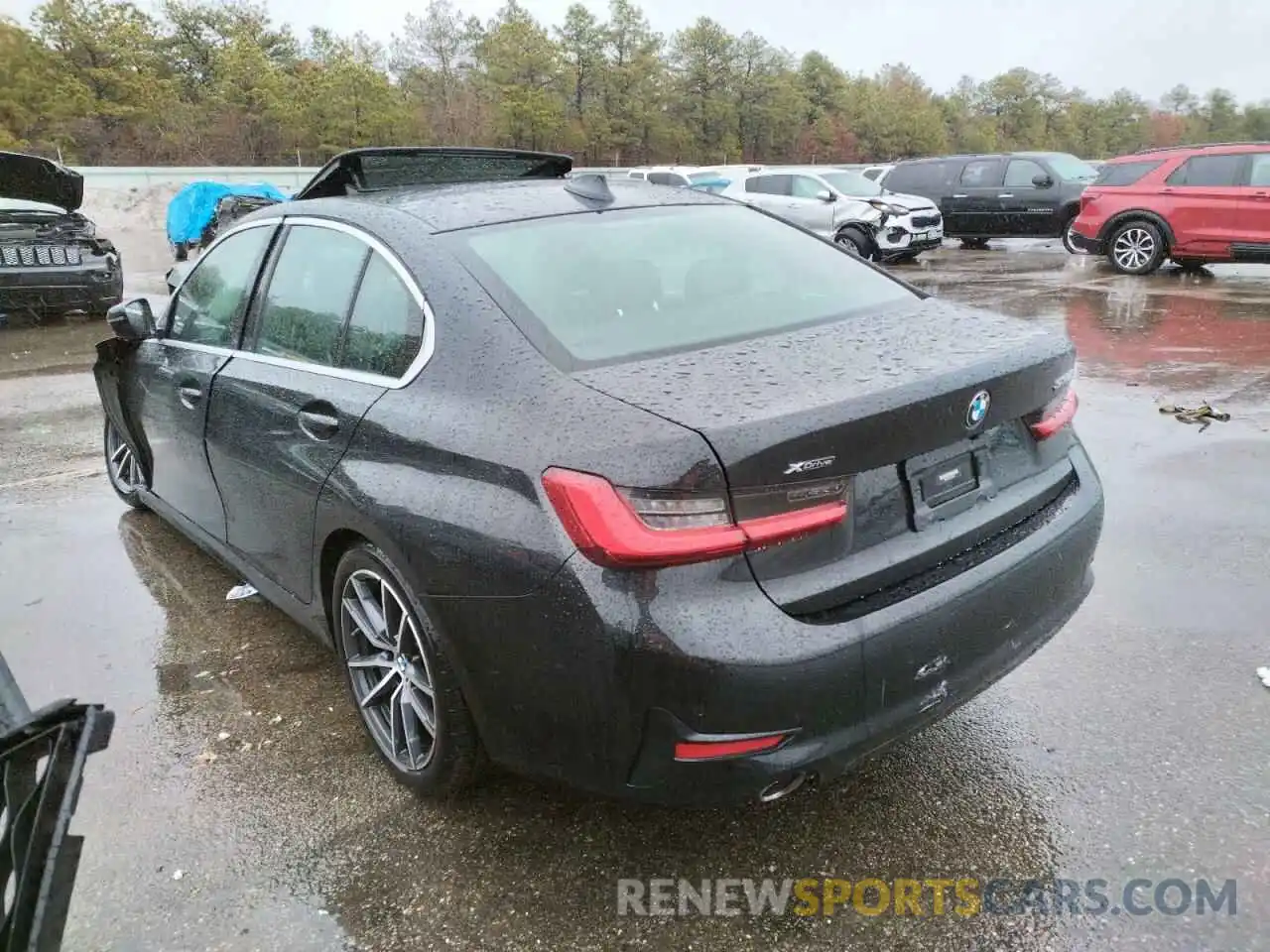 3 Photograph of a damaged car 3MW5R7J07L8B45725 BMW 3 SERIES 2020