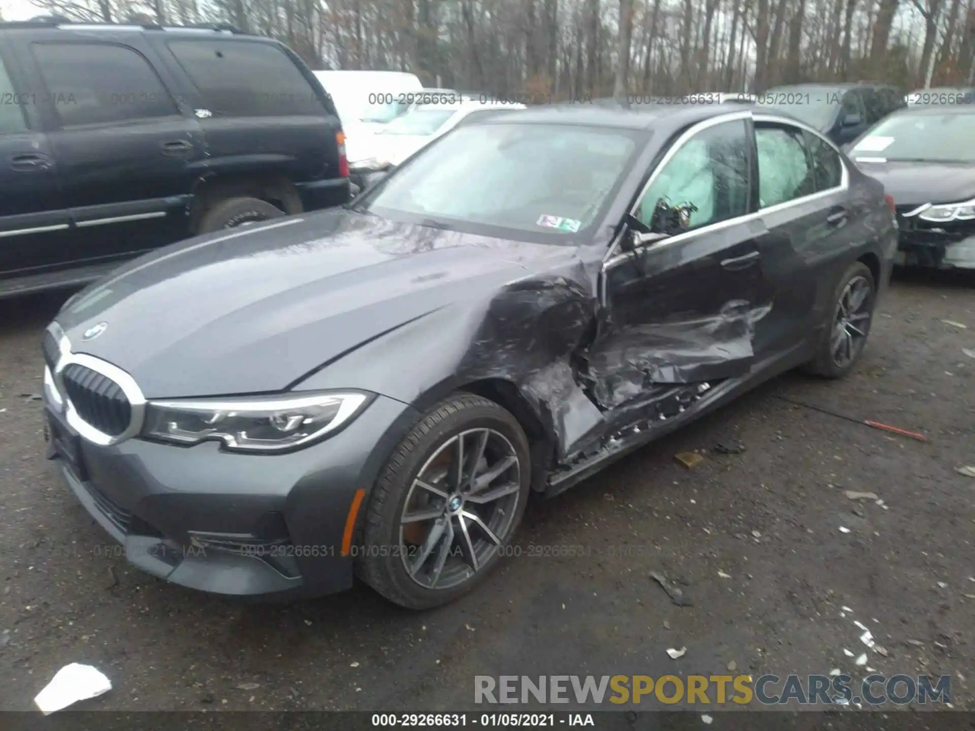 2 Photograph of a damaged car 3MW5R7J08L8B07761 BMW 3 SERIES 2020