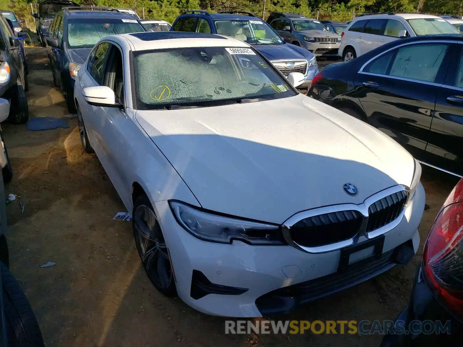 1 Photograph of a damaged car 3MW5R7J08L8B10658 BMW 3 SERIES 2020