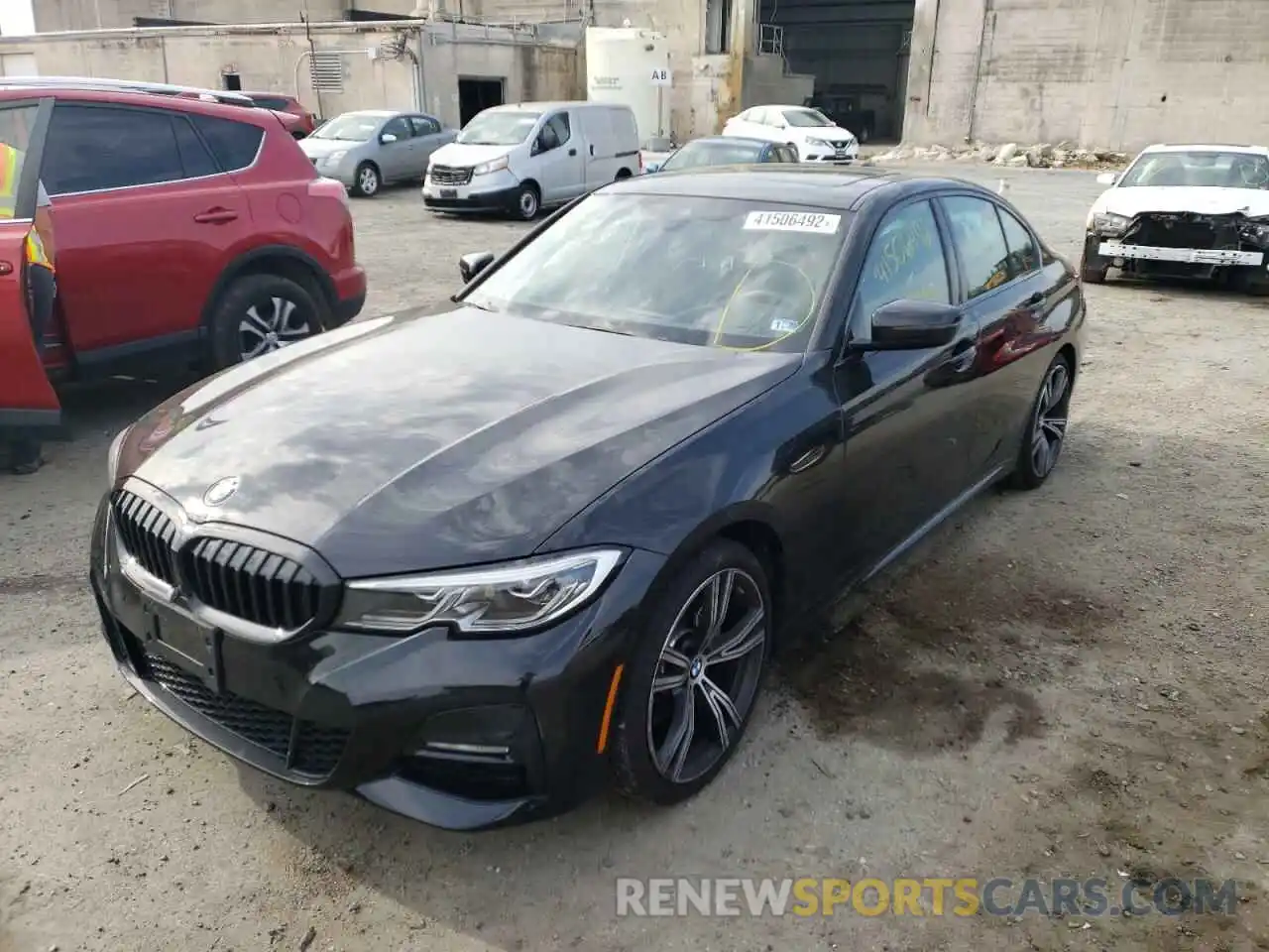 2 Photograph of a damaged car 3MW5R7J08L8B11003 BMW 3 SERIES 2020