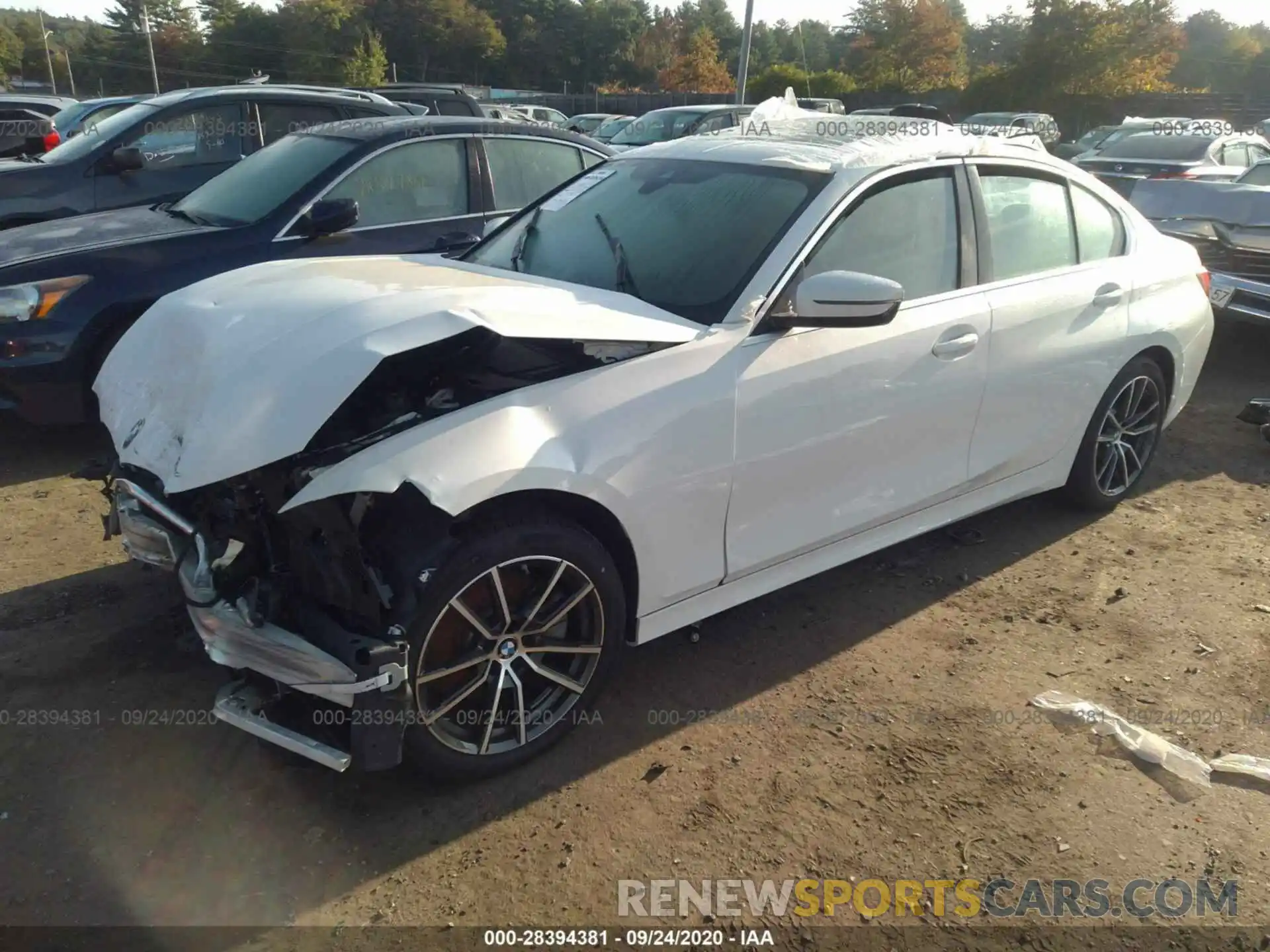 2 Photograph of a damaged car 3MW5R7J08L8B13365 BMW 3 SERIES 2020