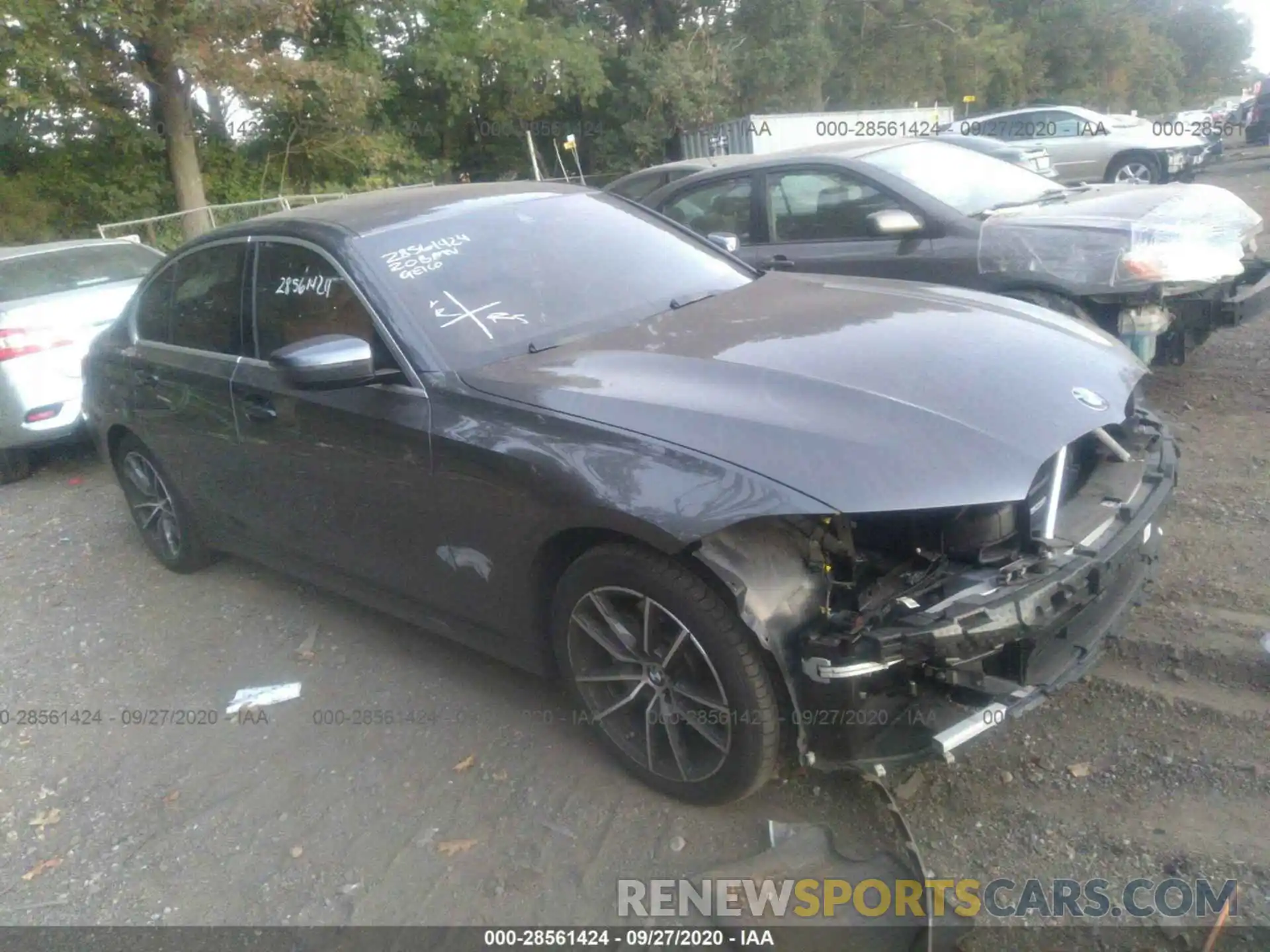 1 Photograph of a damaged car 3MW5R7J08L8B13799 BMW 3 SERIES 2020