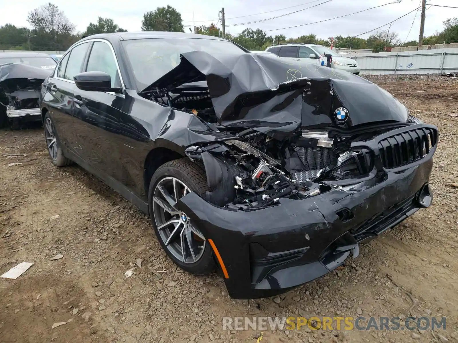 1 Photograph of a damaged car 3MW5R7J08L8B18243 BMW 3 SERIES 2020