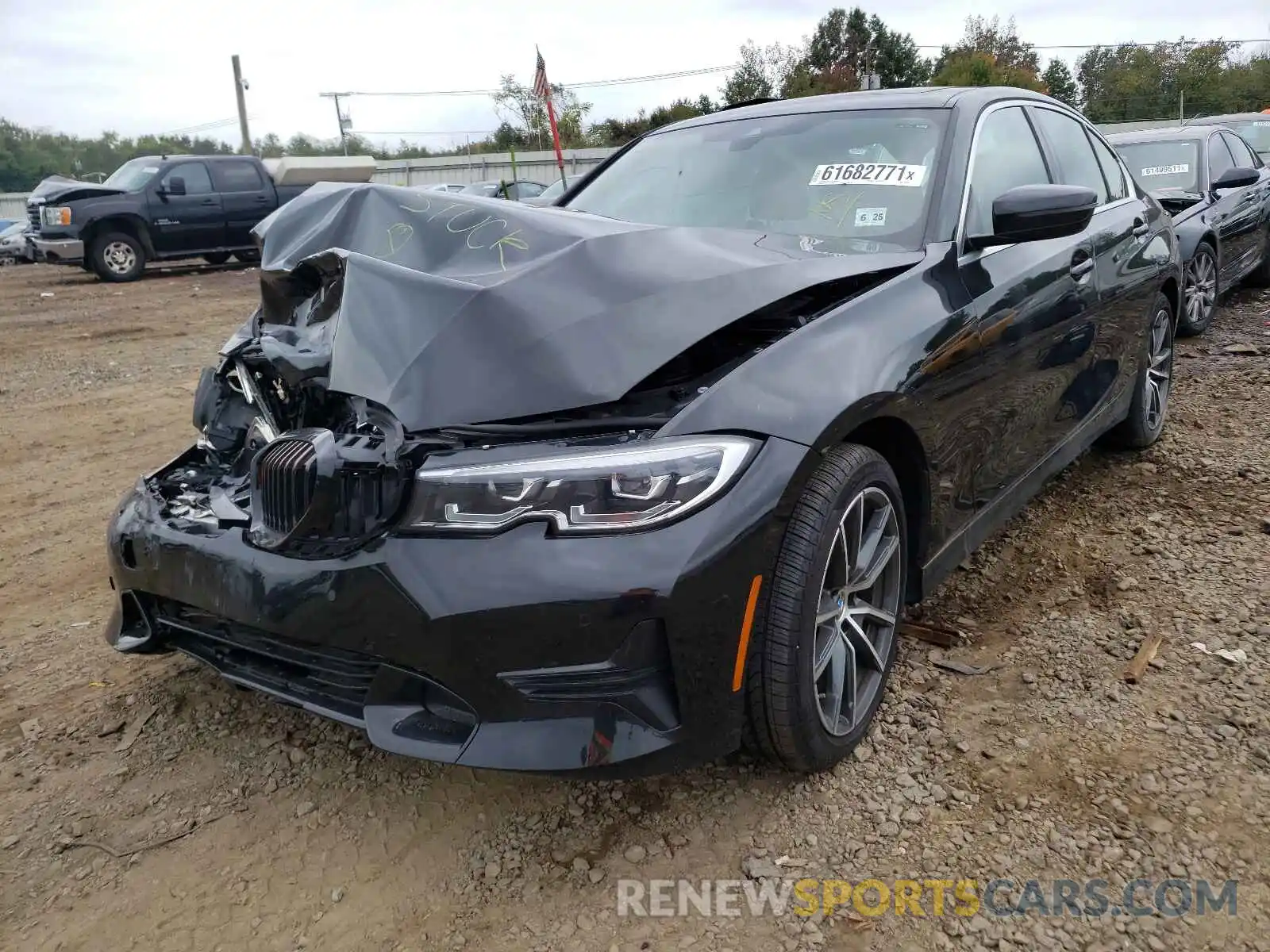 2 Photograph of a damaged car 3MW5R7J08L8B18243 BMW 3 SERIES 2020