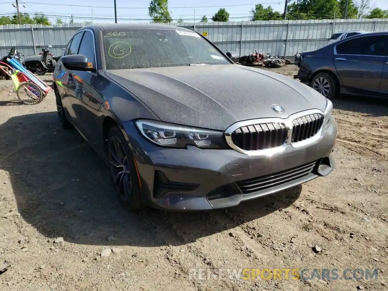 1 Photograph of a damaged car 3MW5R7J08L8B19893 BMW 3 SERIES 2020