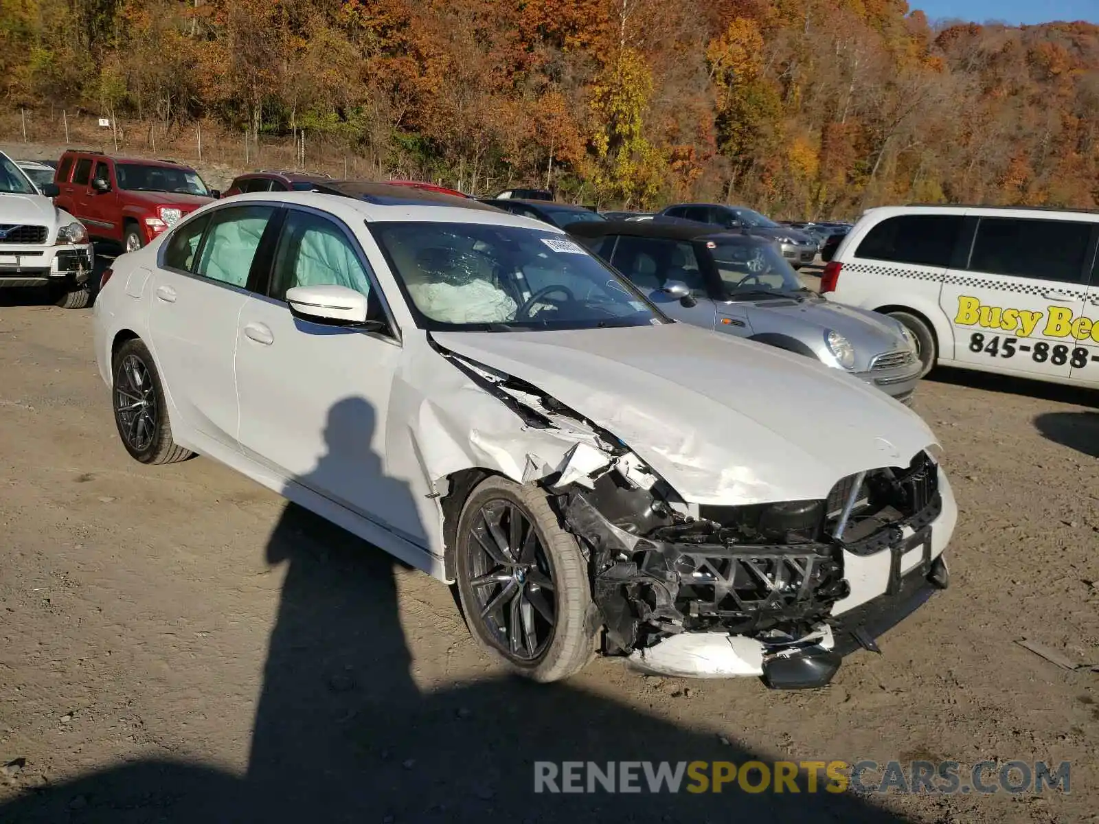 1 Photograph of a damaged car 3MW5R7J08L8B20039 BMW 3 SERIES 2020