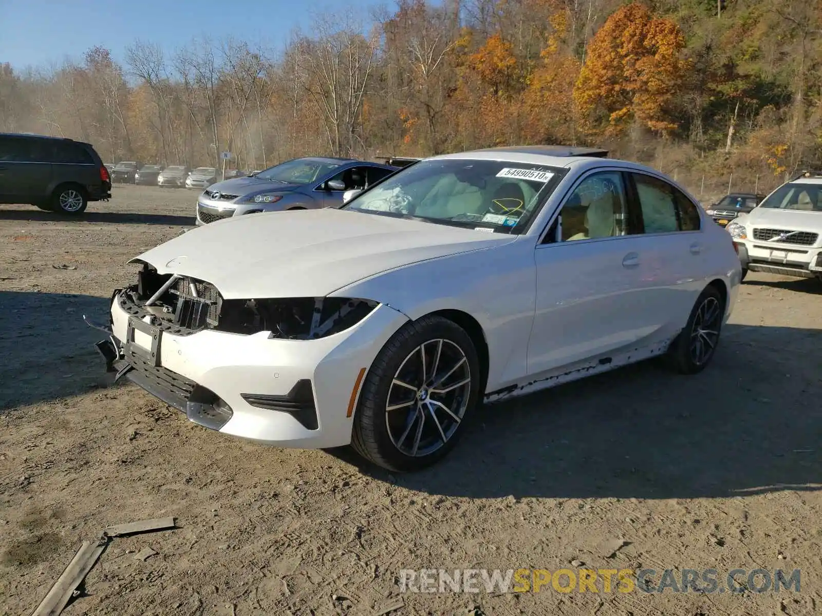 2 Photograph of a damaged car 3MW5R7J08L8B20039 BMW 3 SERIES 2020