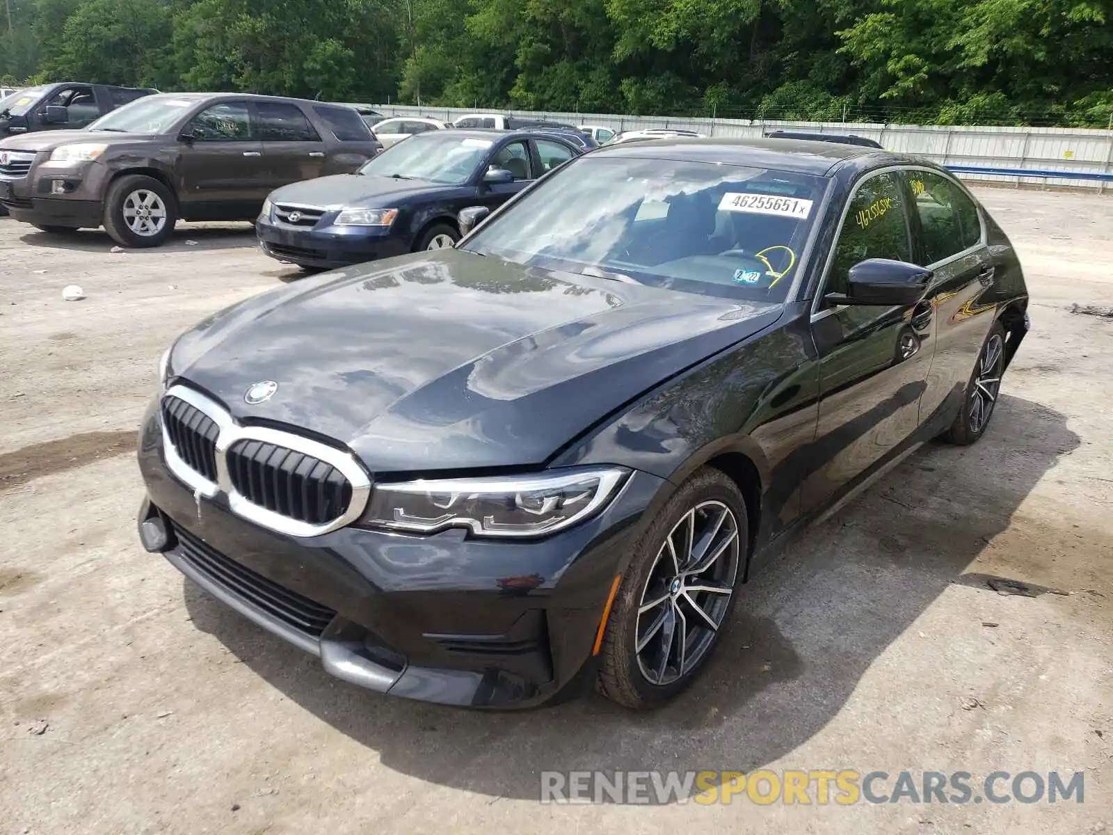 2 Photograph of a damaged car 3MW5R7J08L8B20087 BMW 3 SERIES 2020