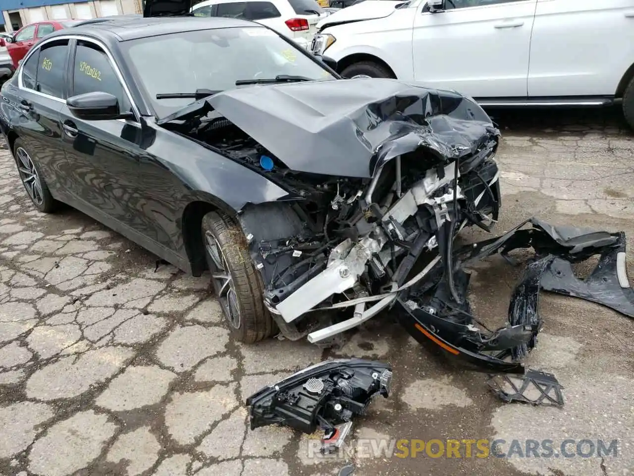 1 Photograph of a damaged car 3MW5R7J08L8B20221 BMW 3 SERIES 2020