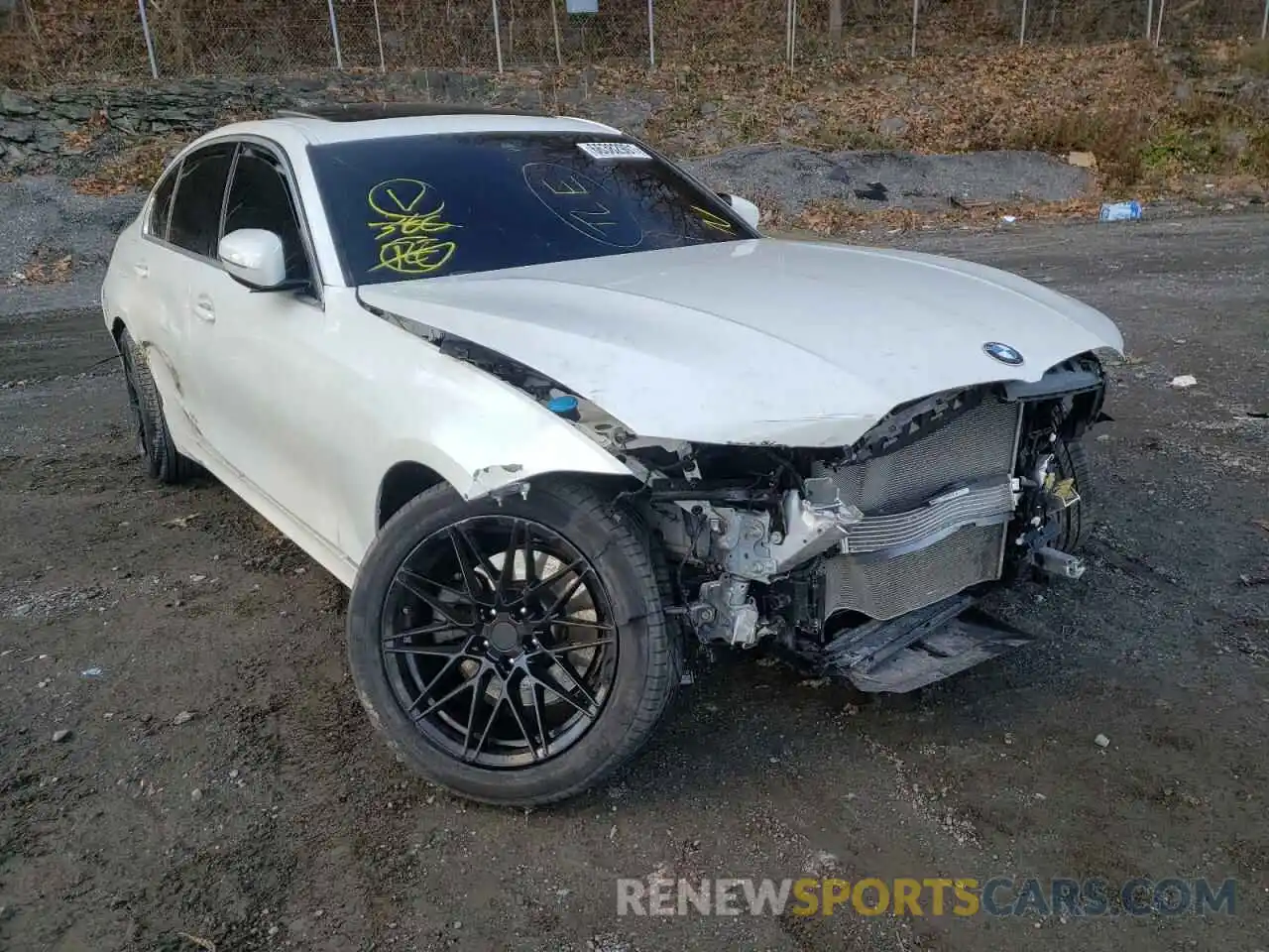 1 Photograph of a damaged car 3MW5R7J08L8B20683 BMW 3 SERIES 2020