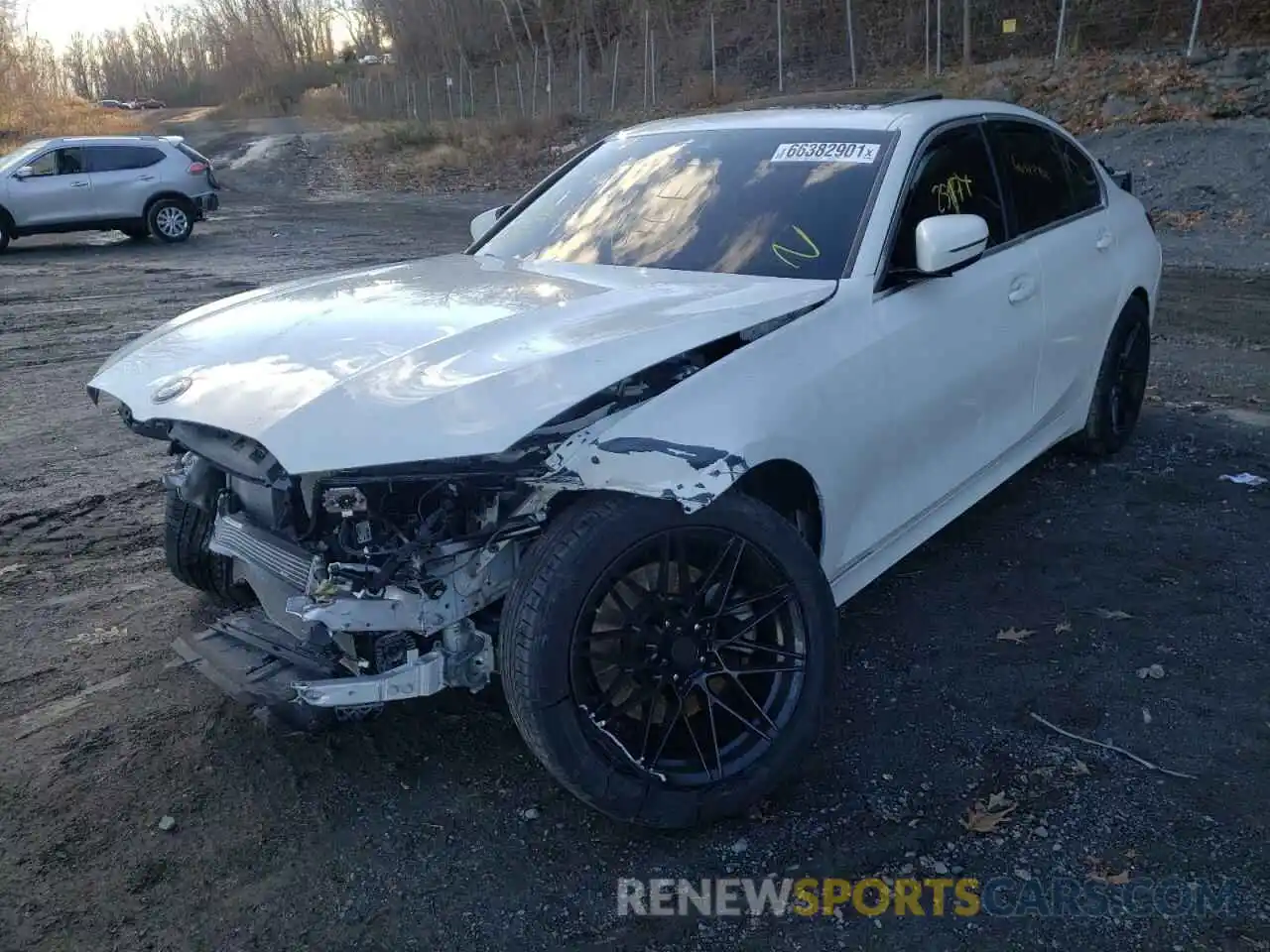 2 Photograph of a damaged car 3MW5R7J08L8B20683 BMW 3 SERIES 2020