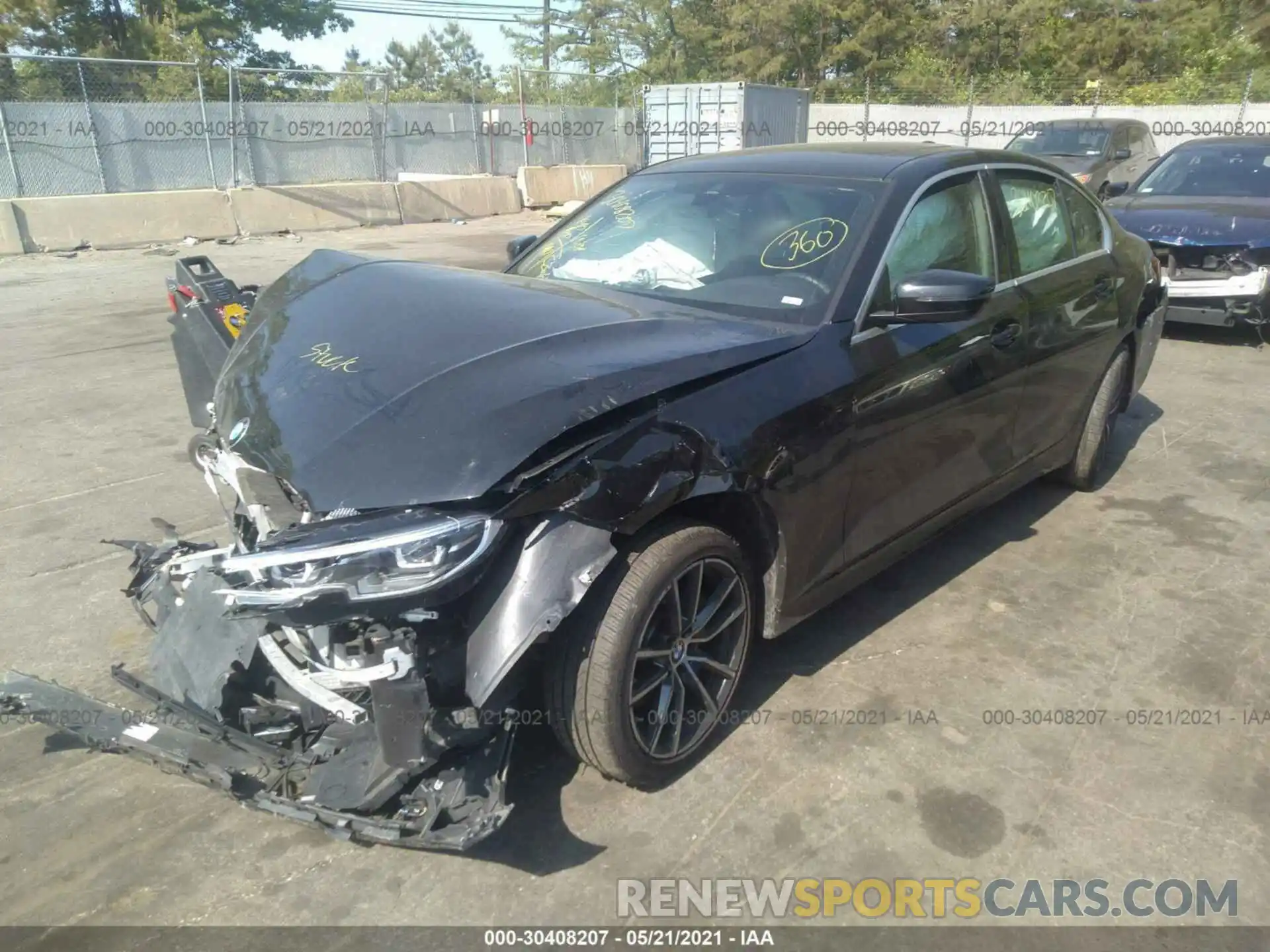 2 Photograph of a damaged car 3MW5R7J08L8B21353 BMW 3 SERIES 2020