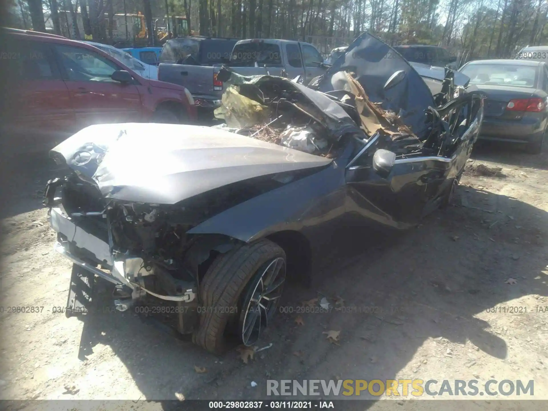 2 Photograph of a damaged car 3MW5R7J08L8B21711 BMW 3 SERIES 2020