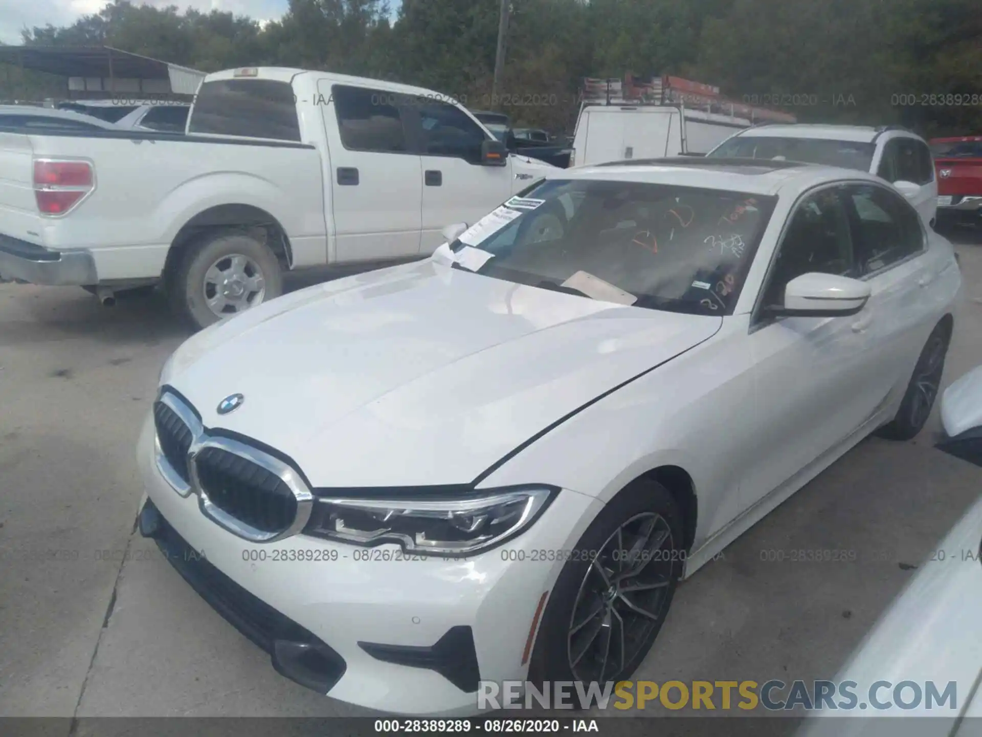 2 Photograph of a damaged car 3MW5R7J08L8B21983 BMW 3 SERIES 2020