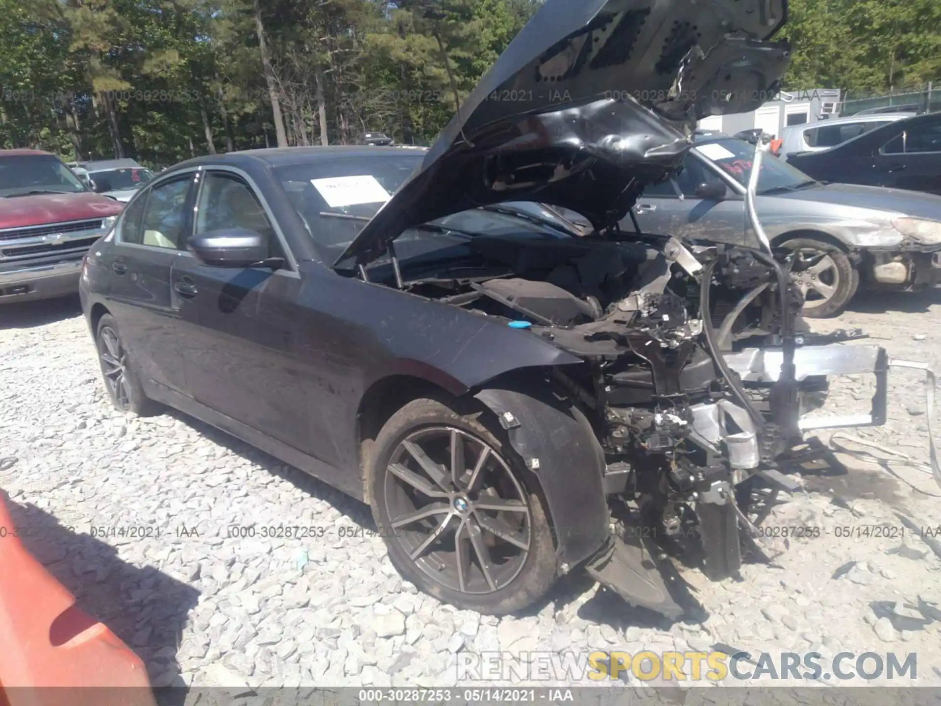 1 Photograph of a damaged car 3MW5R7J08L8B22793 BMW 3 SERIES 2020