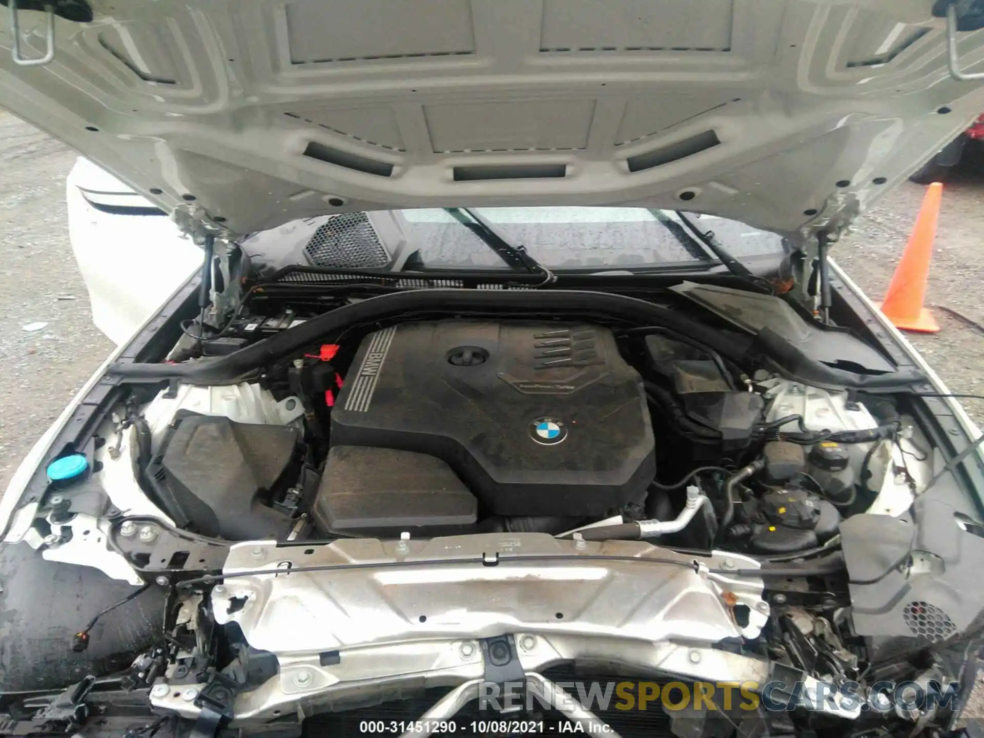 10 Фотография поврежденного автомобиля 3MW5R7J08L8B23278 BMW 3 SERIES 2020