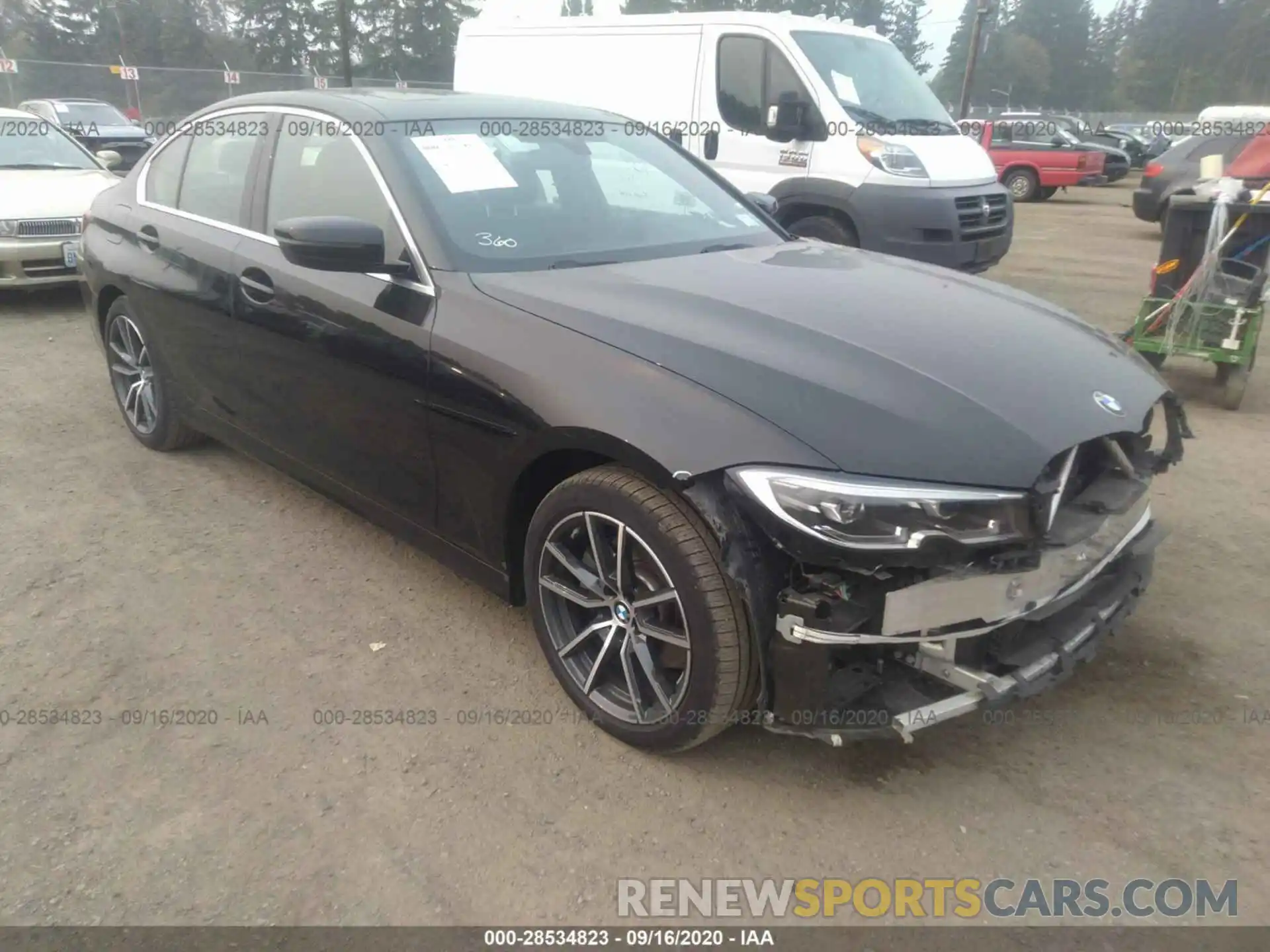 1 Photograph of a damaged car 3MW5R7J08L8B24074 BMW 3 SERIES 2020