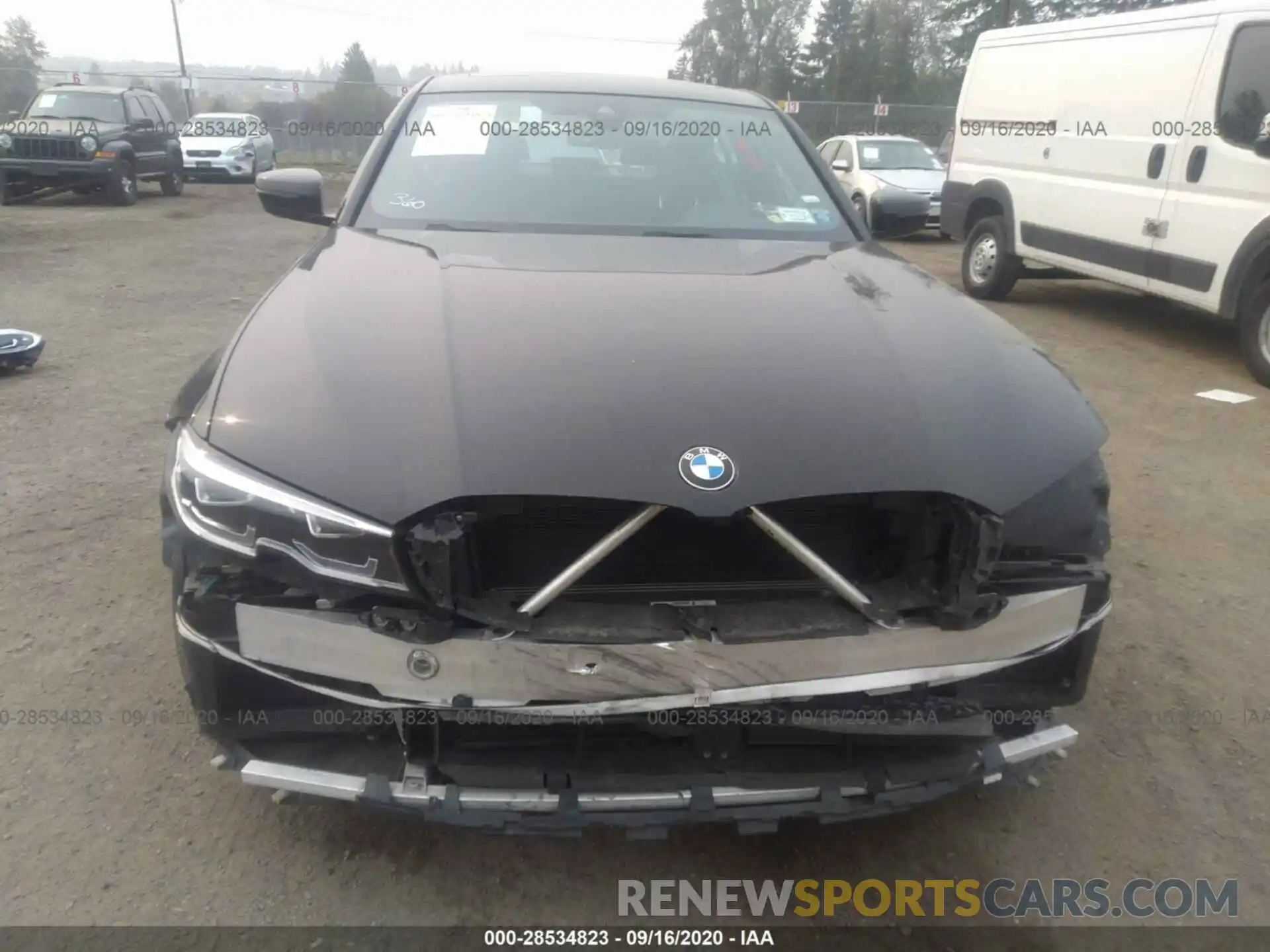 6 Photograph of a damaged car 3MW5R7J08L8B24074 BMW 3 SERIES 2020