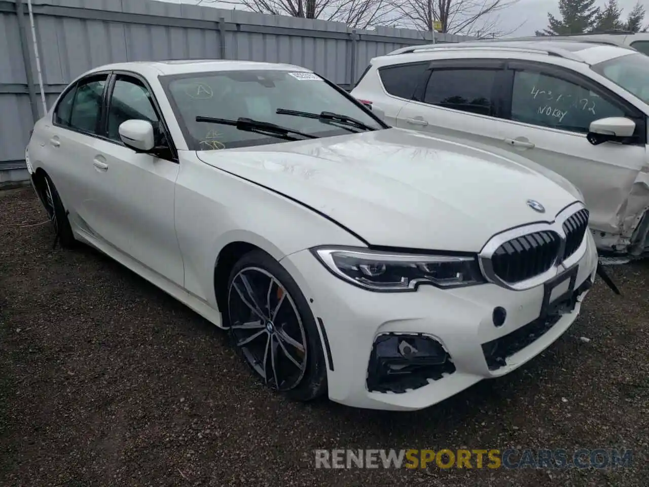 1 Фотография поврежденного автомобиля 3MW5R7J08L8B24317 BMW 3 SERIES 2020