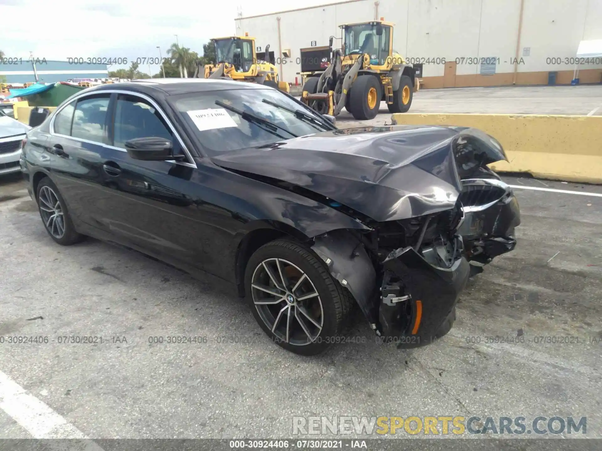 1 Photograph of a damaged car 3MW5R7J08L8B25290 BMW 3 SERIES 2020