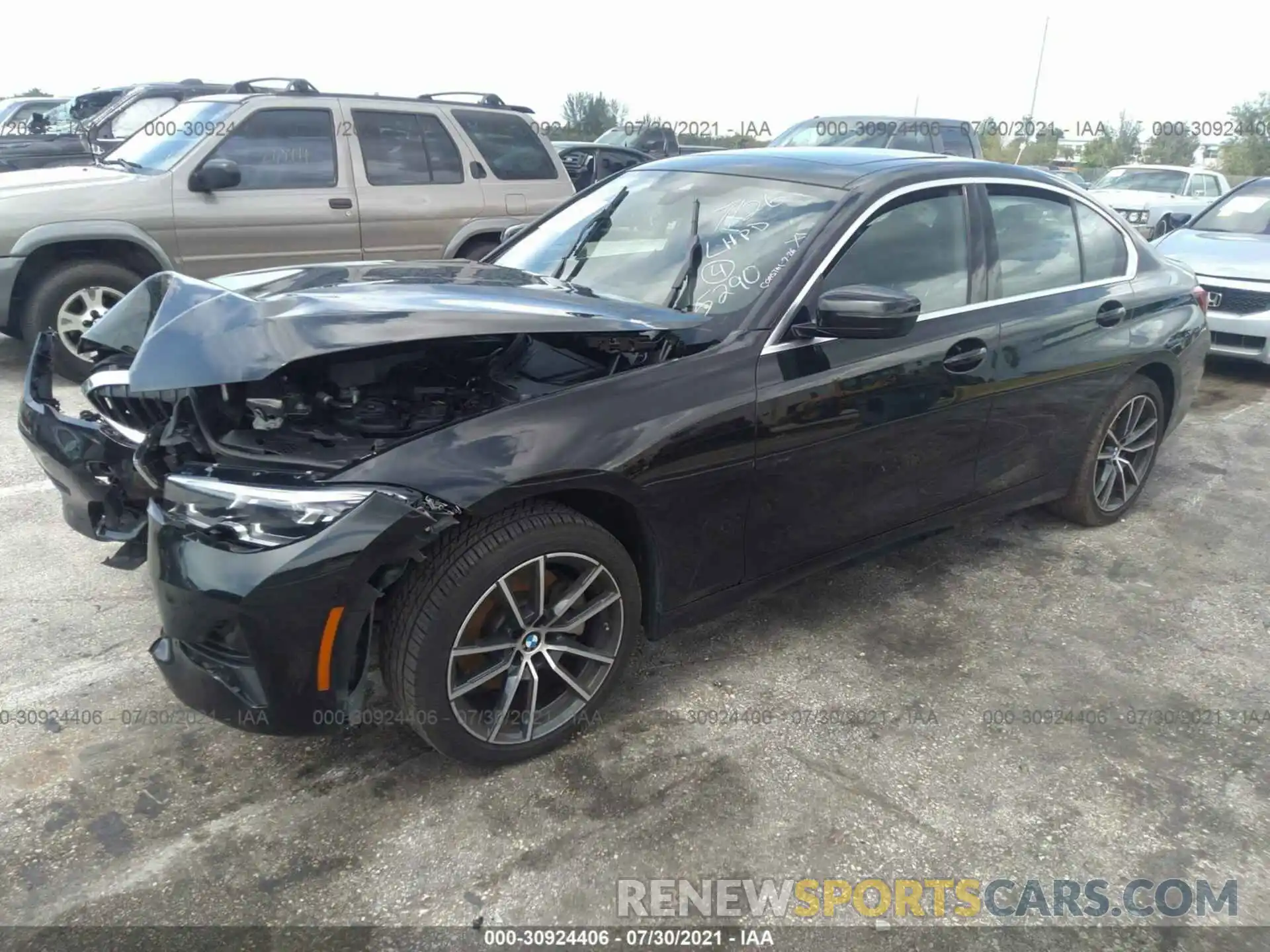 2 Photograph of a damaged car 3MW5R7J08L8B25290 BMW 3 SERIES 2020