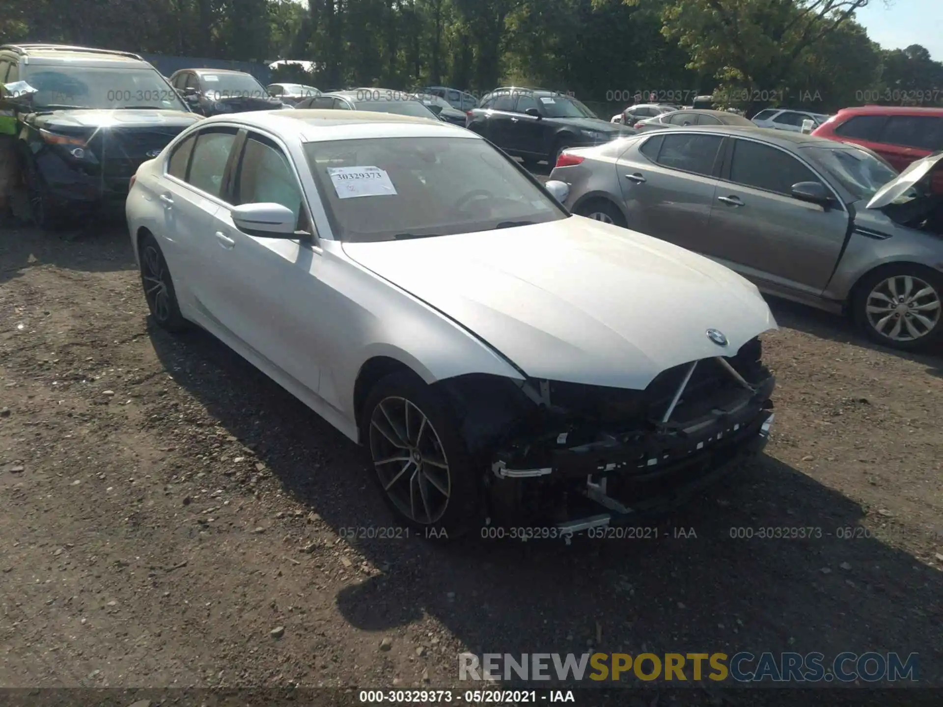 1 Photograph of a damaged car 3MW5R7J08L8B35110 BMW 3 SERIES 2020