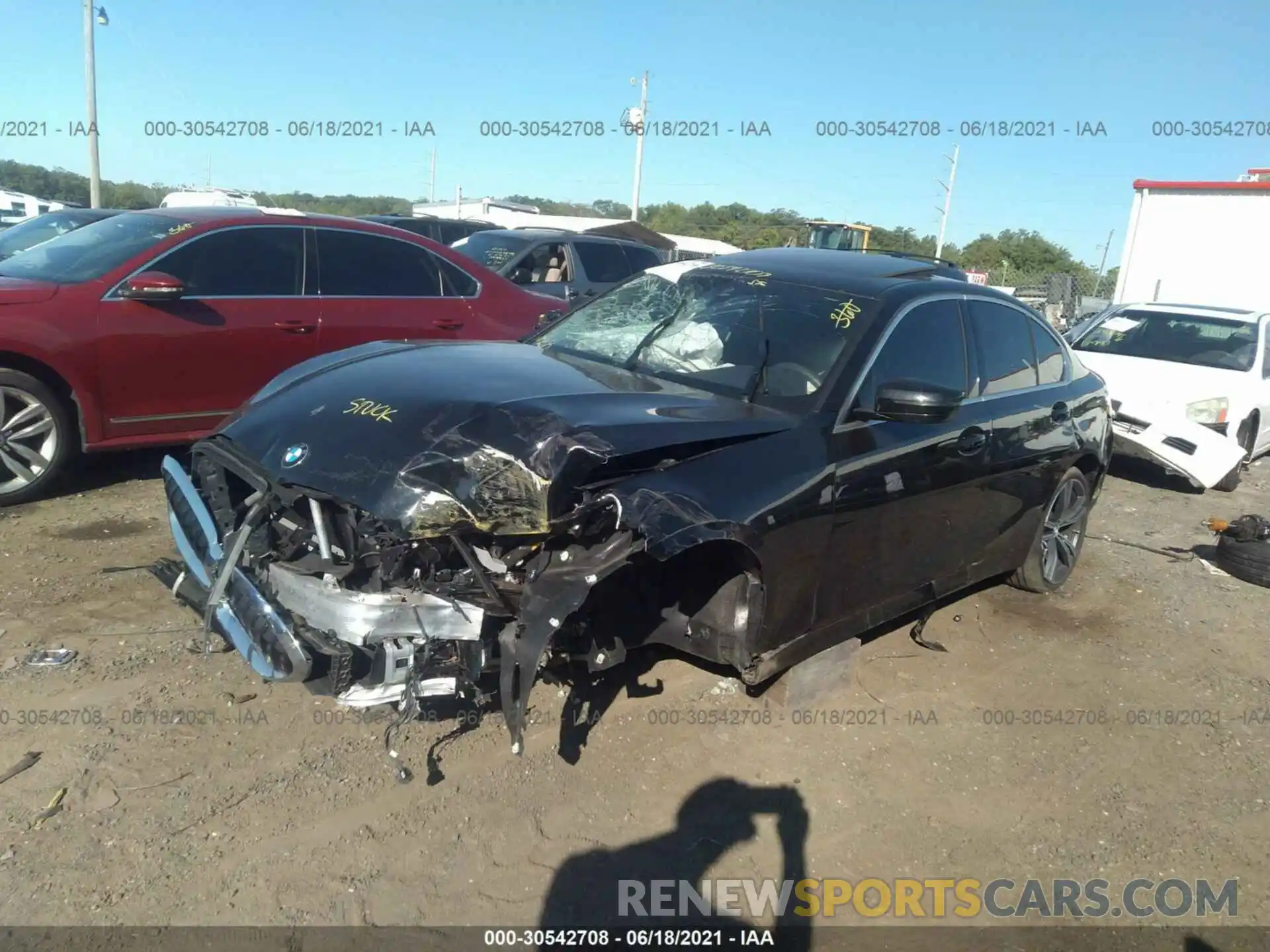 2 Photograph of a damaged car 3MW5R7J08L8B35298 BMW 3 SERIES 2020