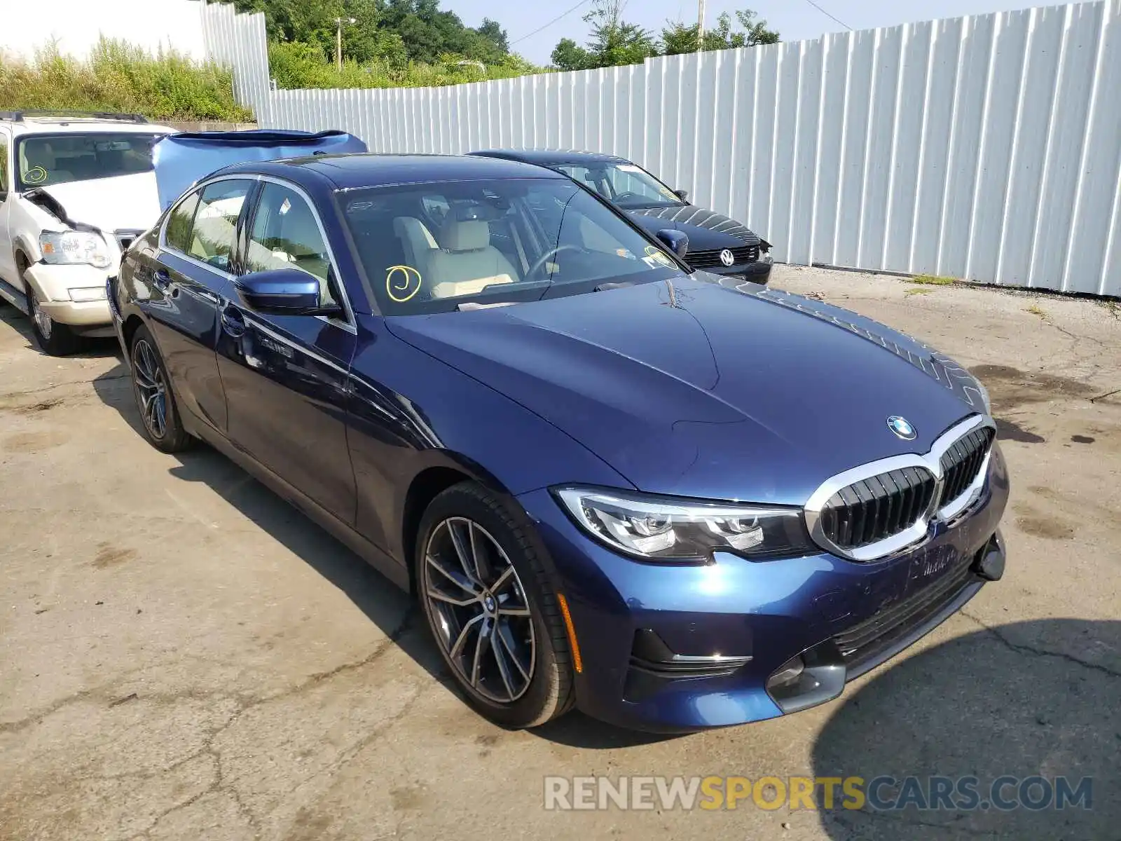 1 Photograph of a damaged car 3MW5R7J08L8B36435 BMW 3 SERIES 2020