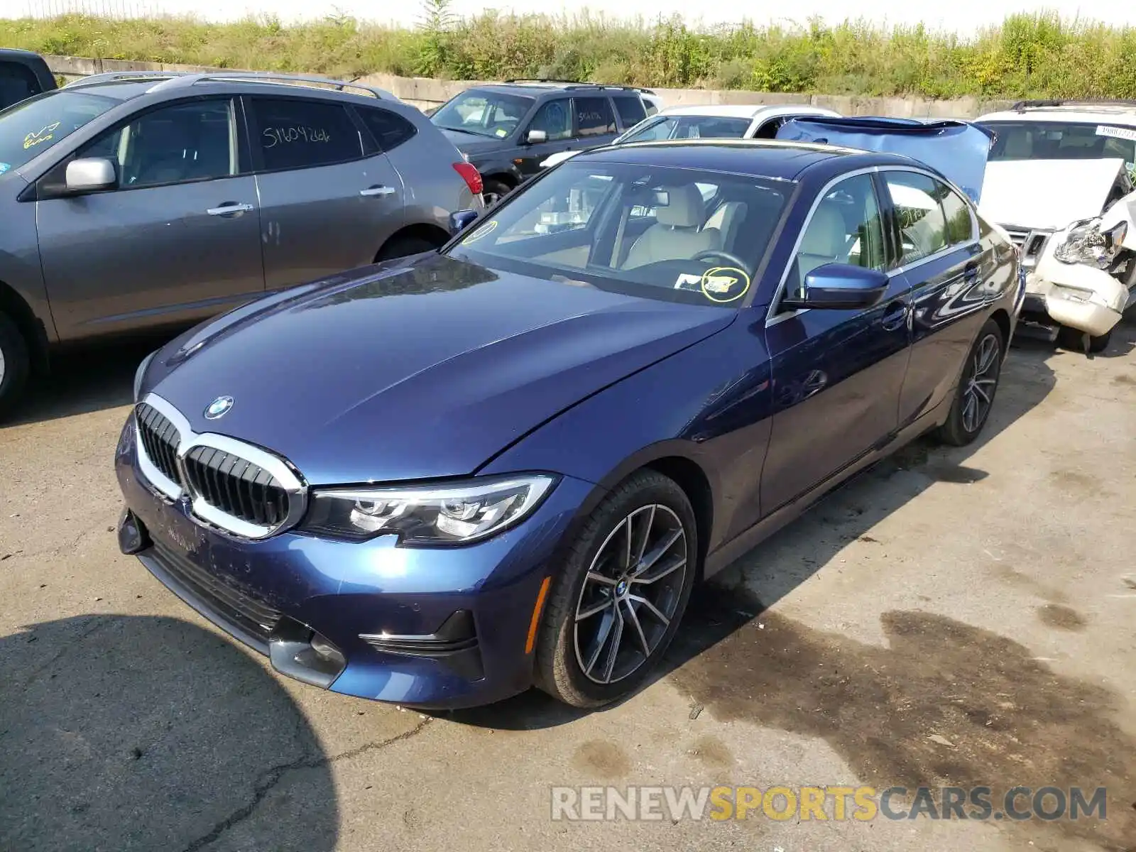 2 Photograph of a damaged car 3MW5R7J08L8B36435 BMW 3 SERIES 2020