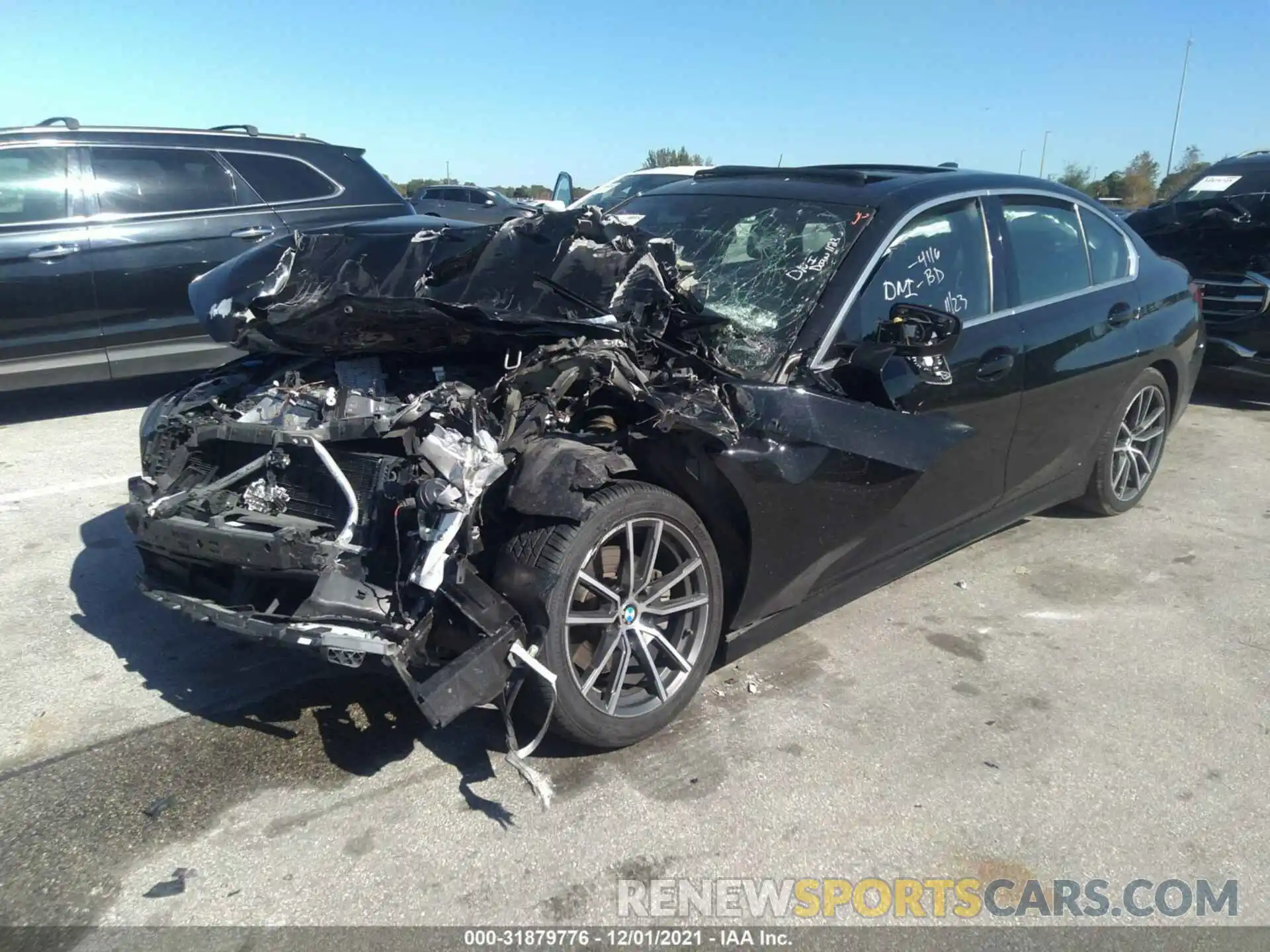 2 Photograph of a damaged car 3MW5R7J09L8B05498 BMW 3 SERIES 2020