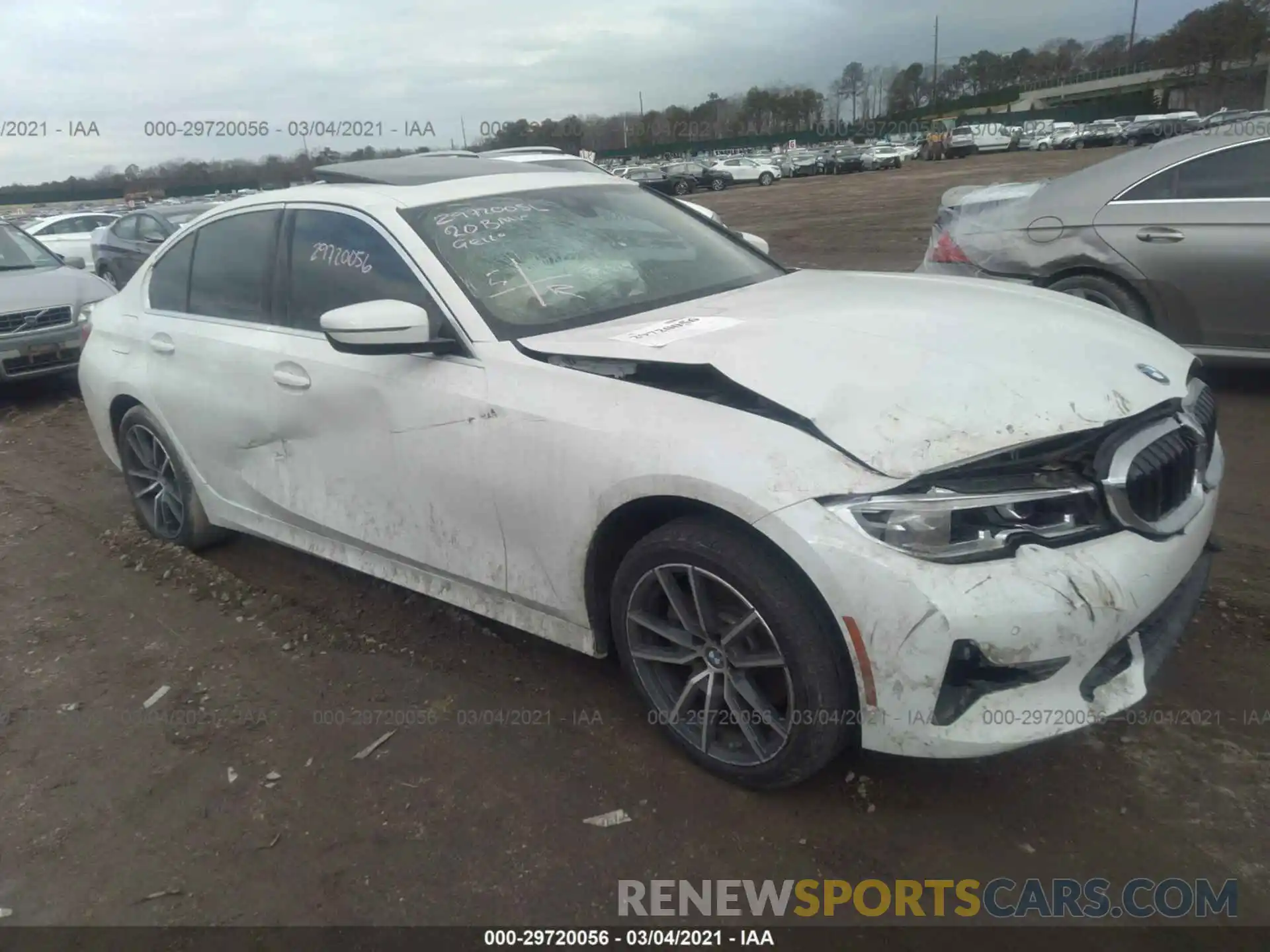 1 Photograph of a damaged car 3MW5R7J09L8B09485 BMW 3 SERIES 2020