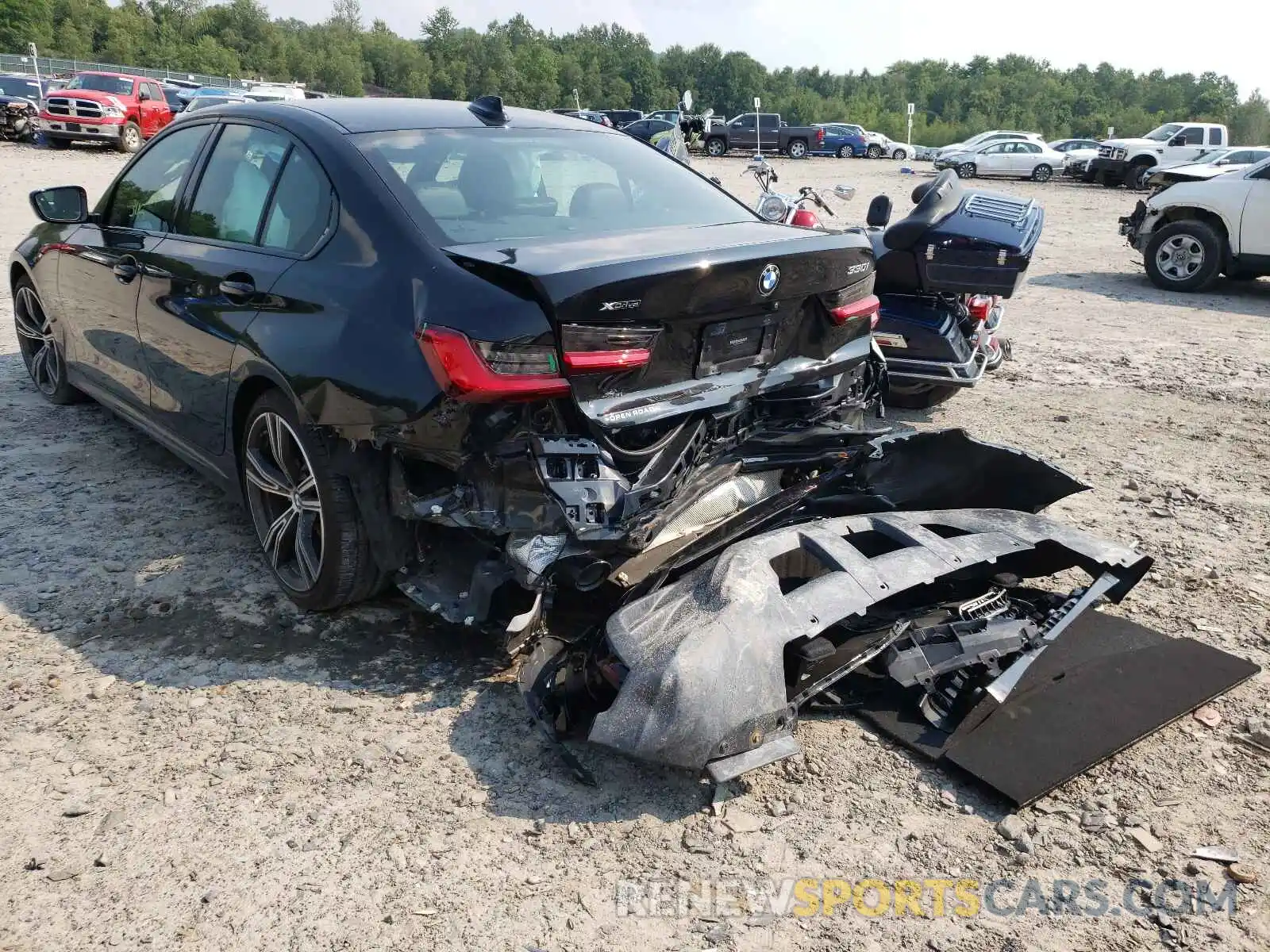 3 Photograph of a damaged car 3MW5R7J09L8B13925 BMW 3 SERIES 2020