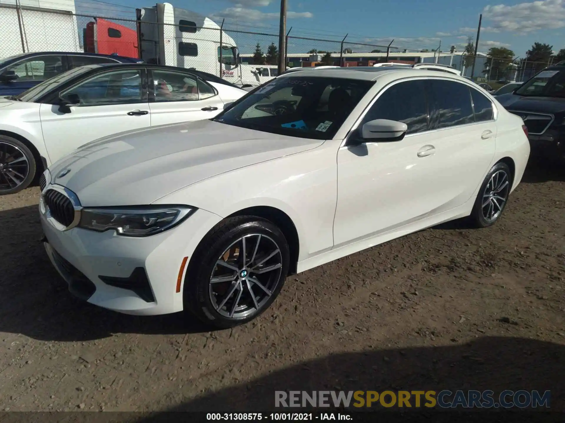 2 Photograph of a damaged car 3MW5R7J09L8B14802 BMW 3 SERIES 2020