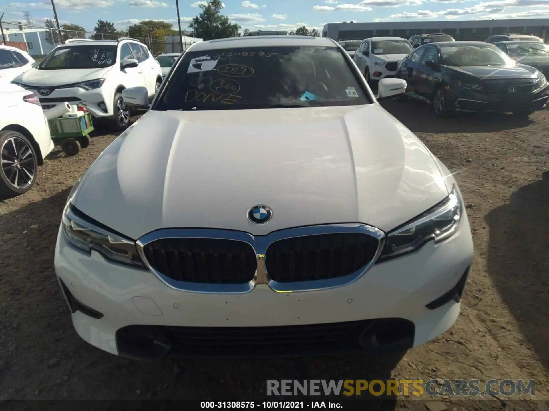 6 Фотография поврежденного автомобиля 3MW5R7J09L8B14802 BMW 3 SERIES 2020