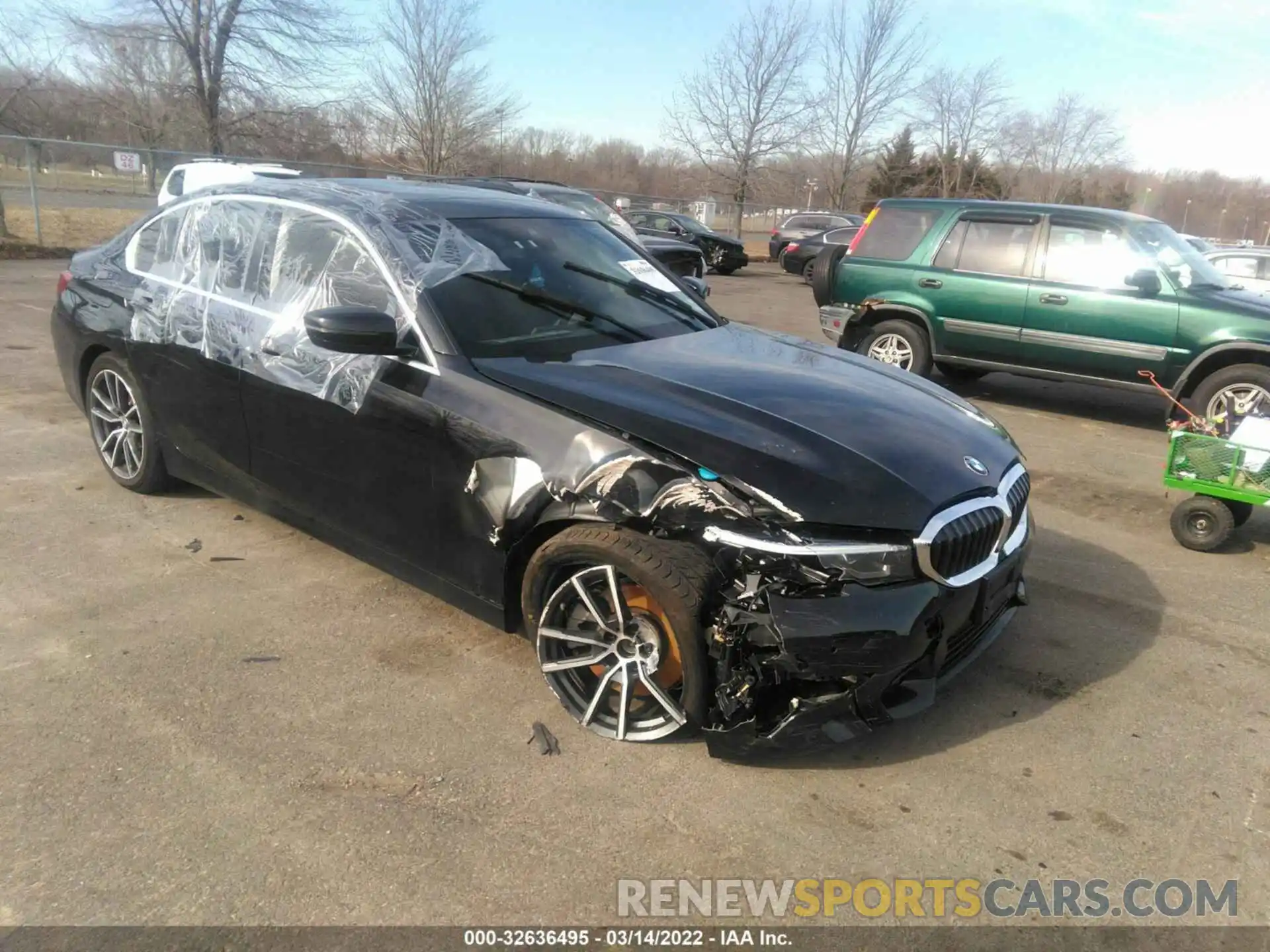 1 Photograph of a damaged car 3MW5R7J09L8B15867 BMW 3 SERIES 2020