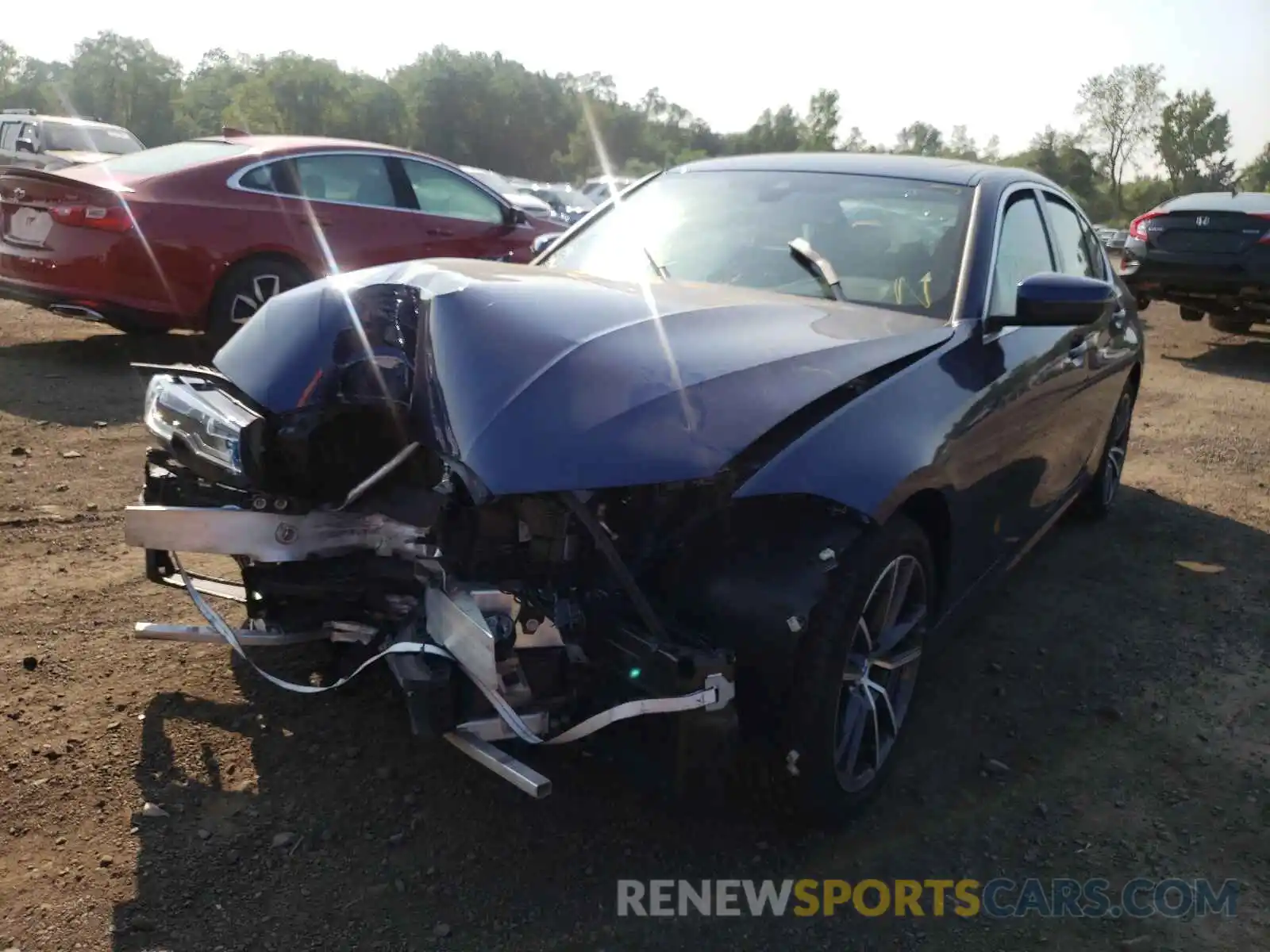 2 Photograph of a damaged car 3MW5R7J09L8B17960 BMW 3 SERIES 2020